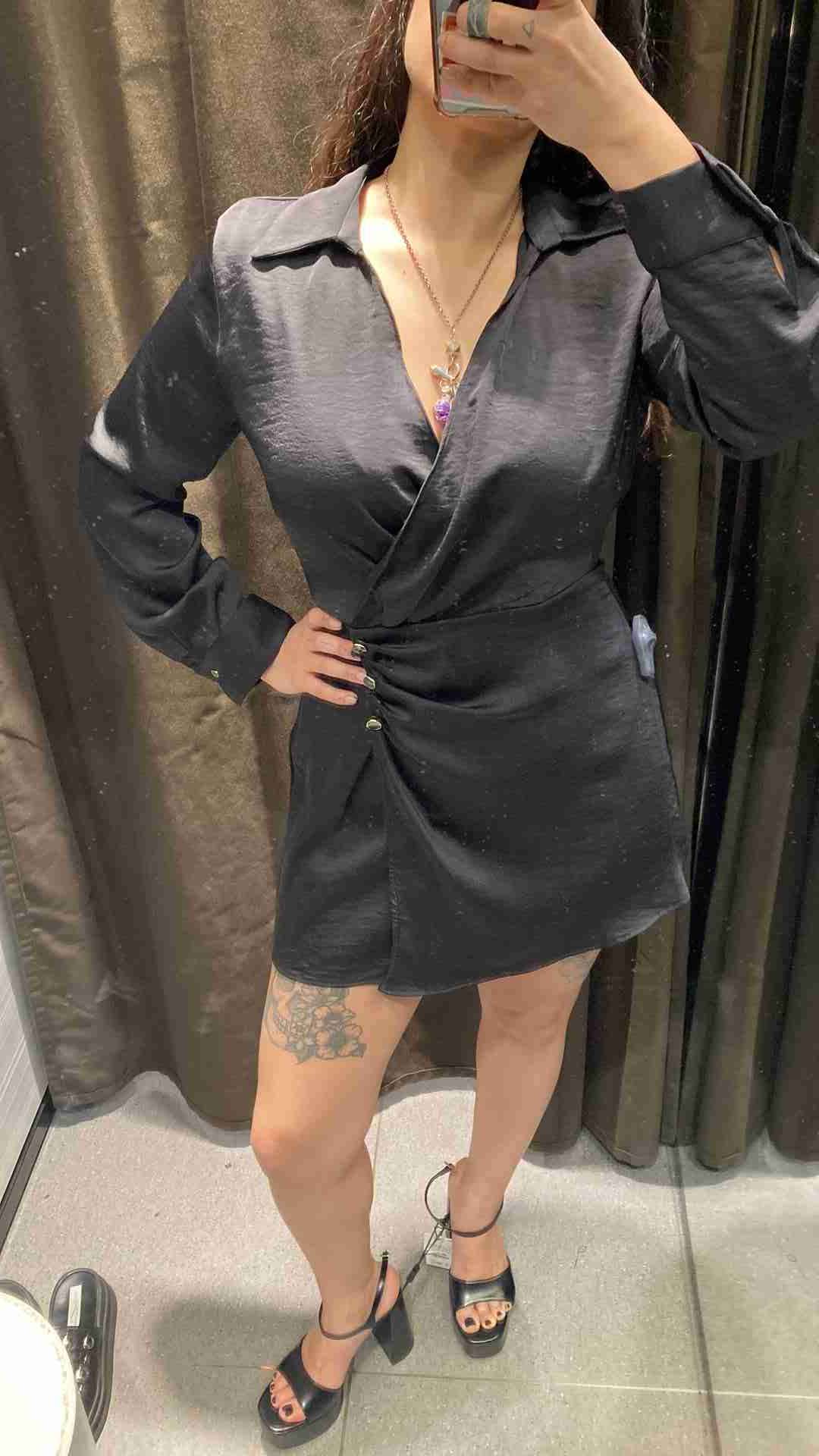 Vestido negro ZARA - 4