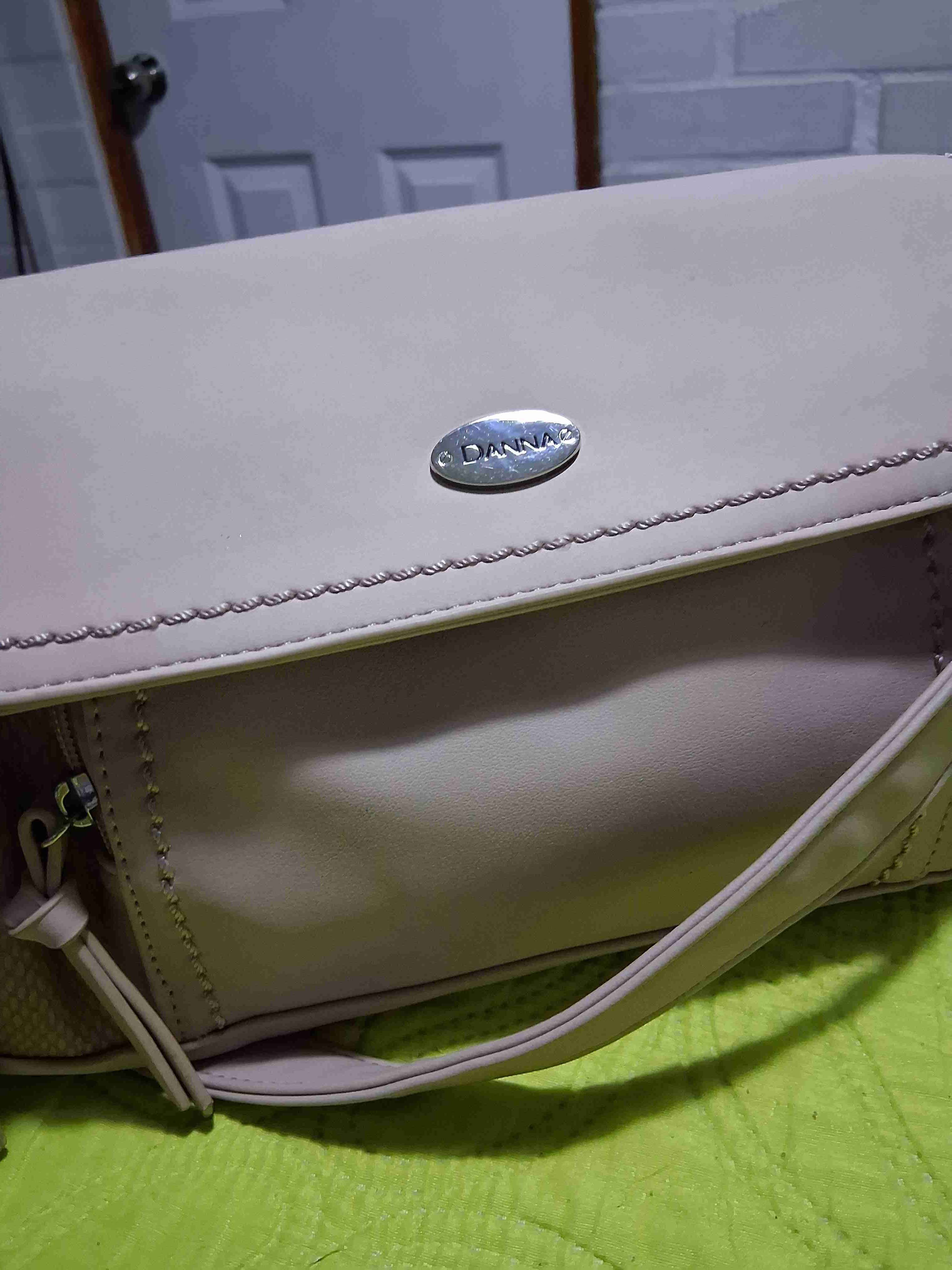 Cartera Danna rosa palo estilo casual - miniatura 2