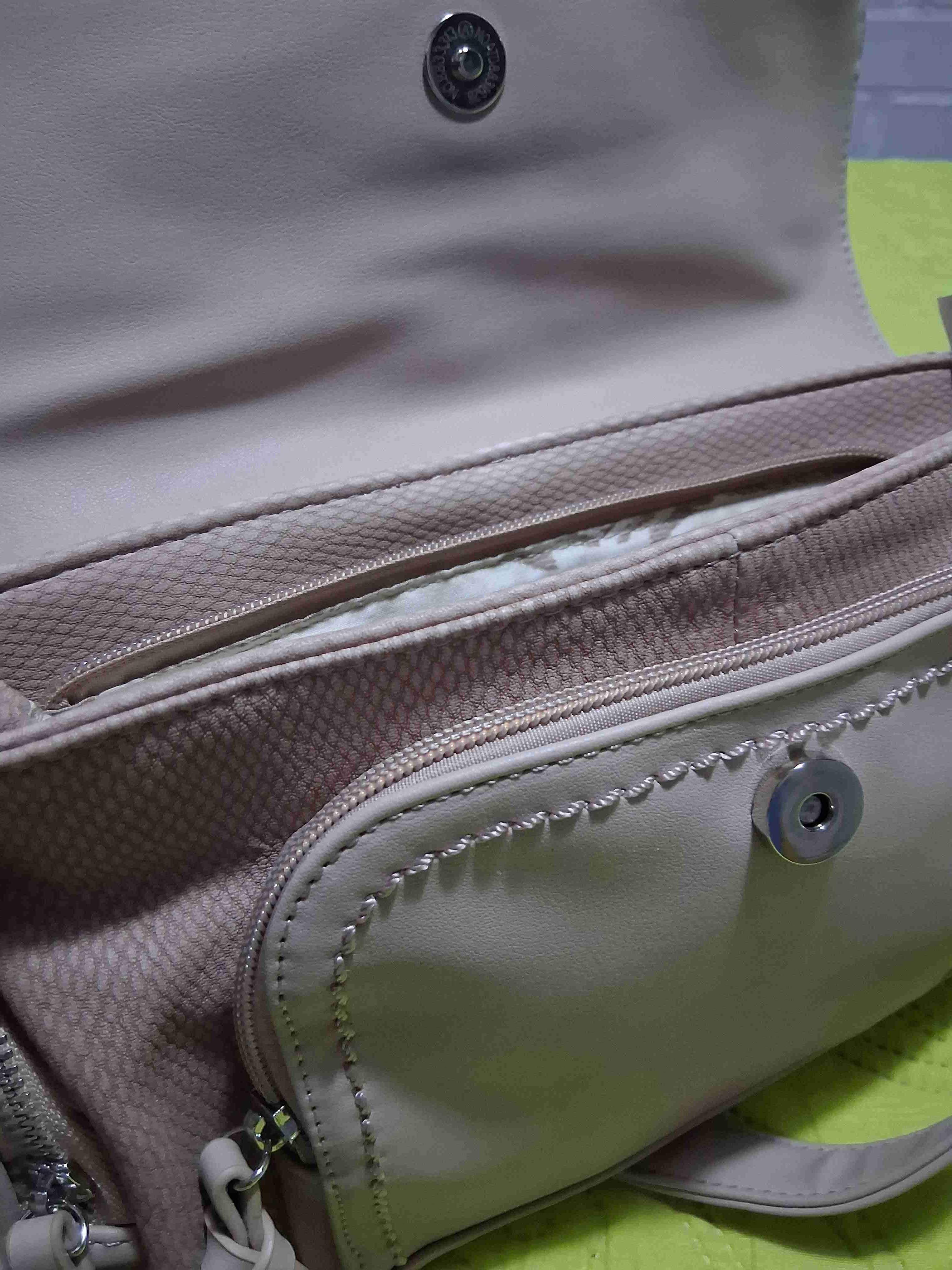 Cartera Danna rosa palo estilo casual - miniatura 4