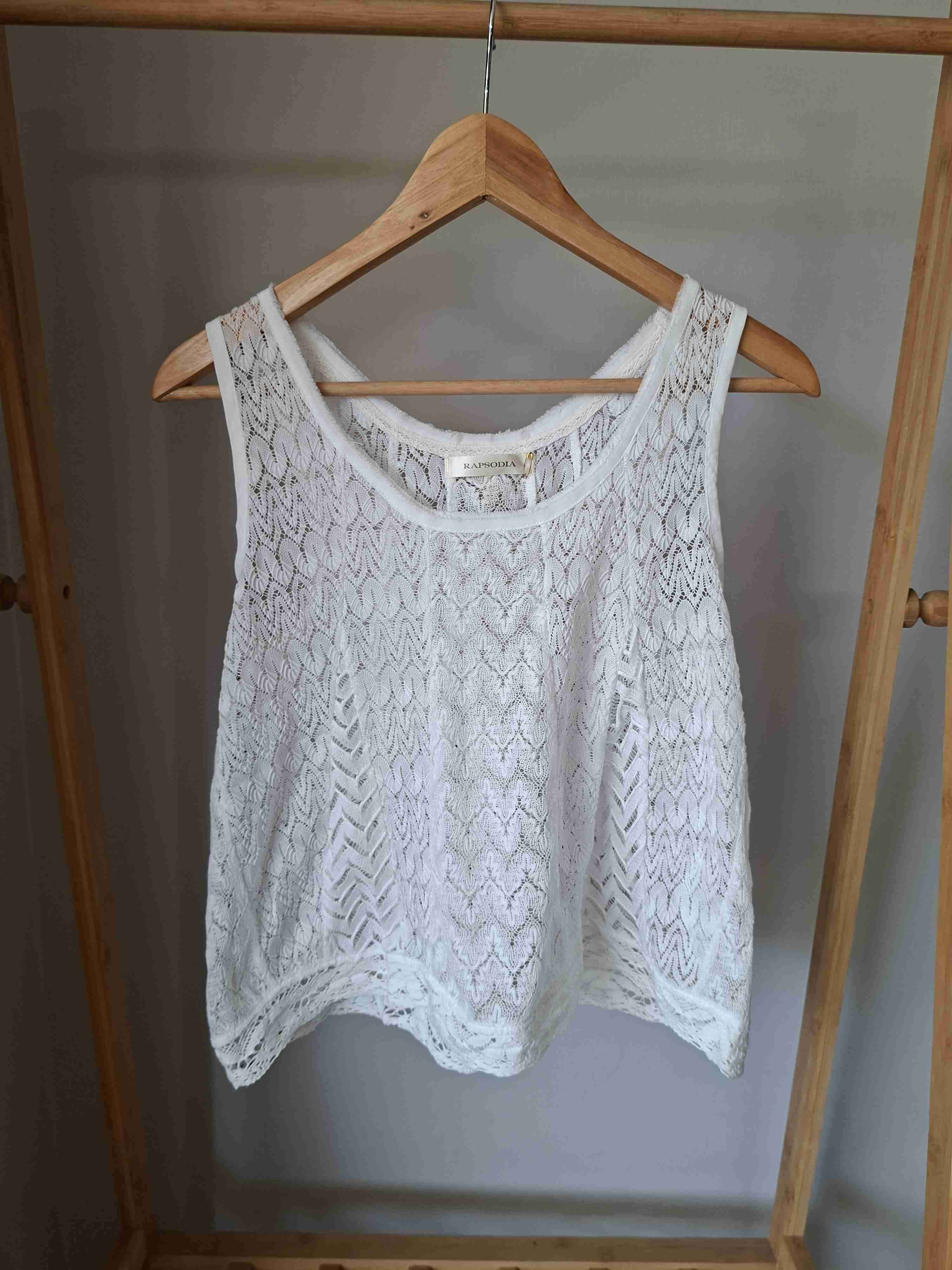 Top blanco  Rapsodia - miniatura 1