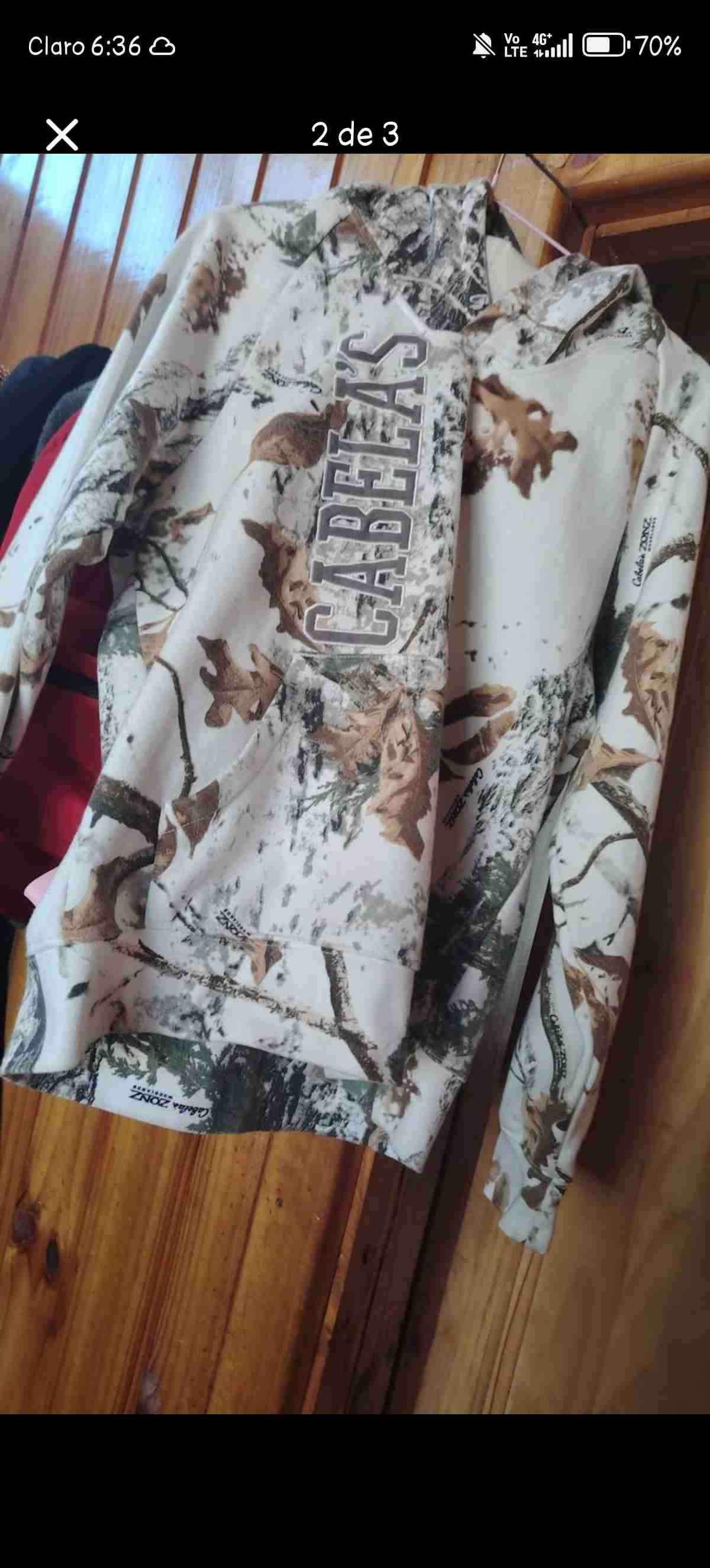 Polerón camuflado Cabela's