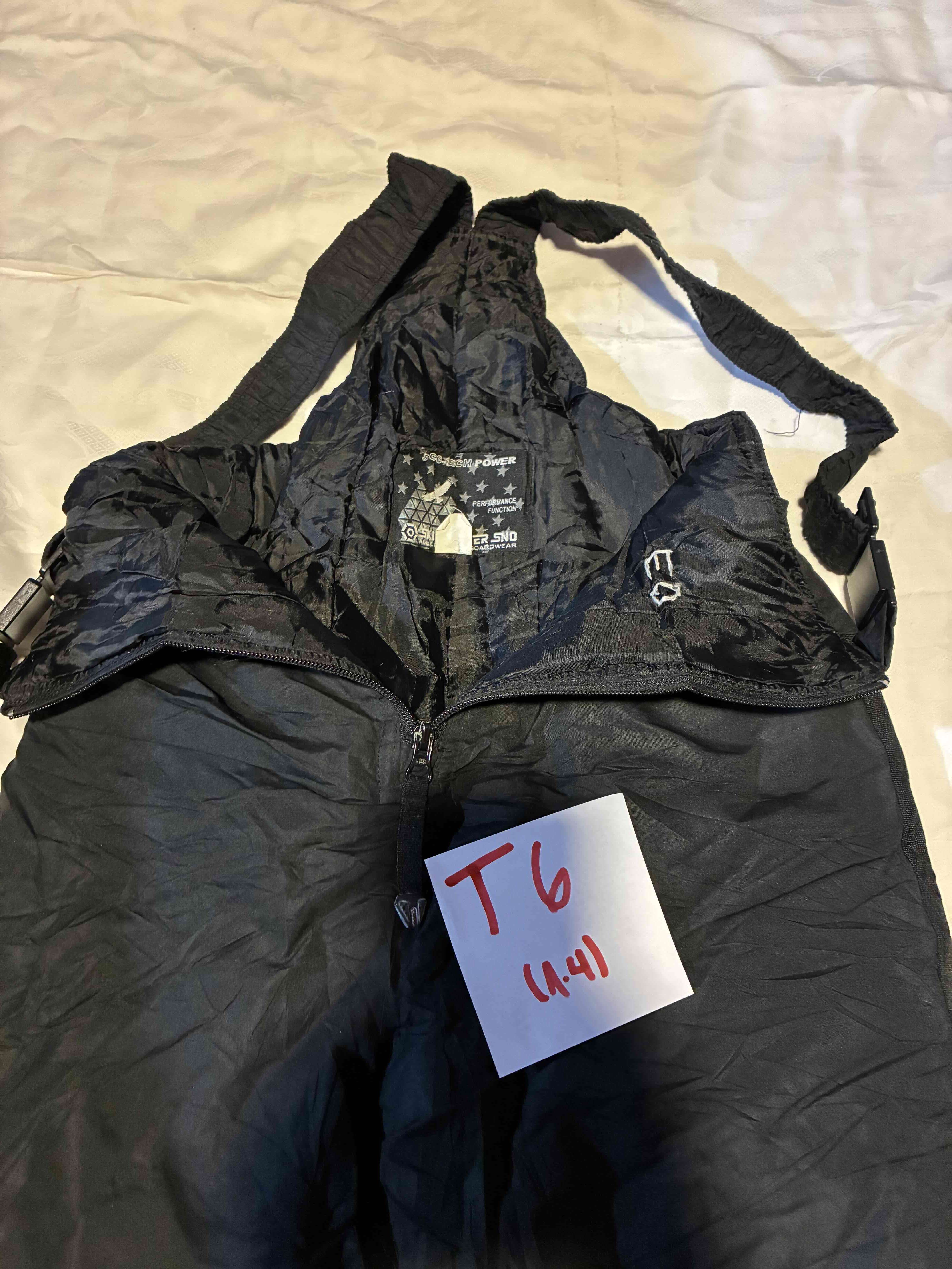 Pantalón de nieve negro T6 unisex - miniatura 2