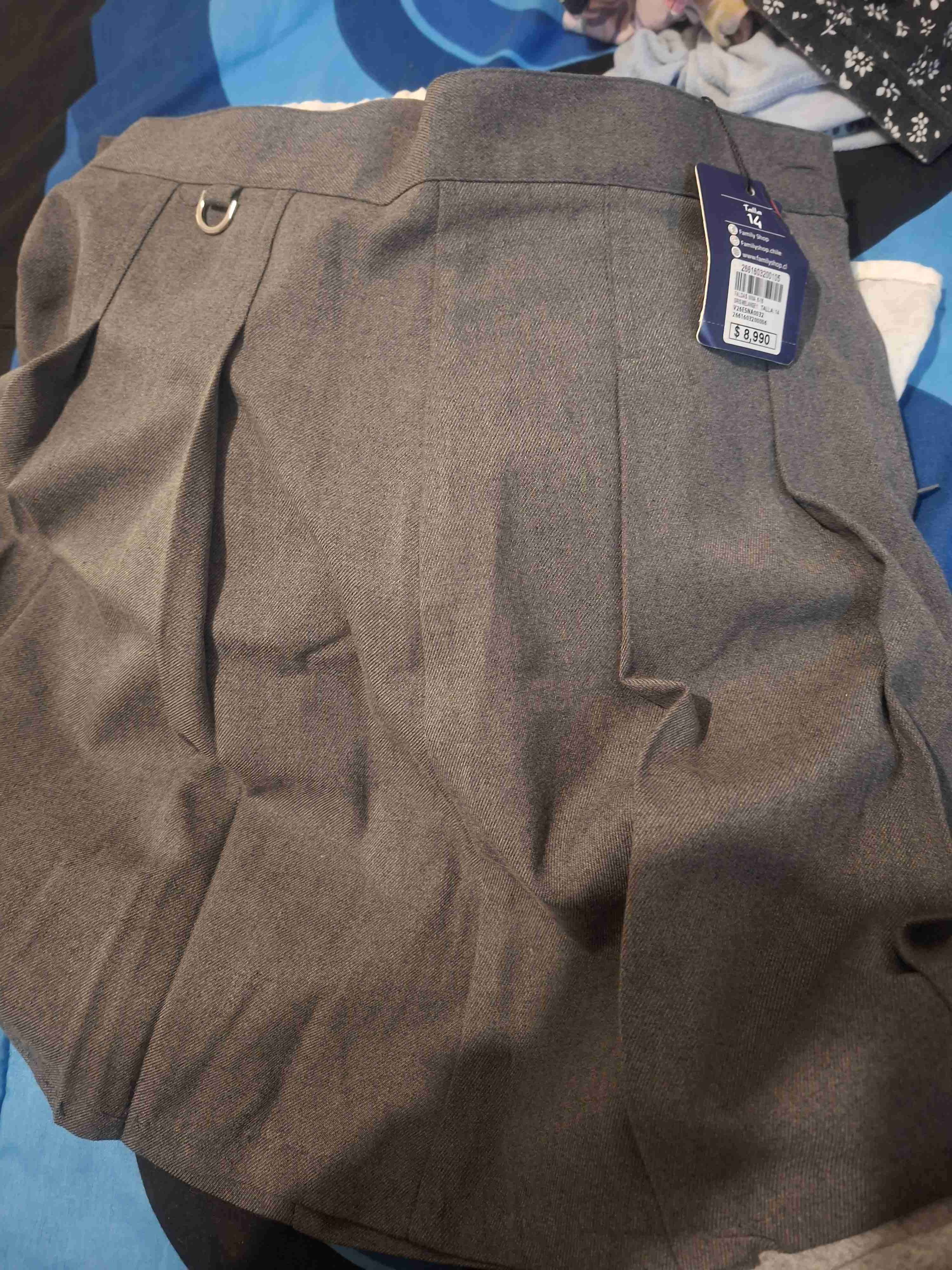 Falda gris nueva con etiqueta - miniatura 1