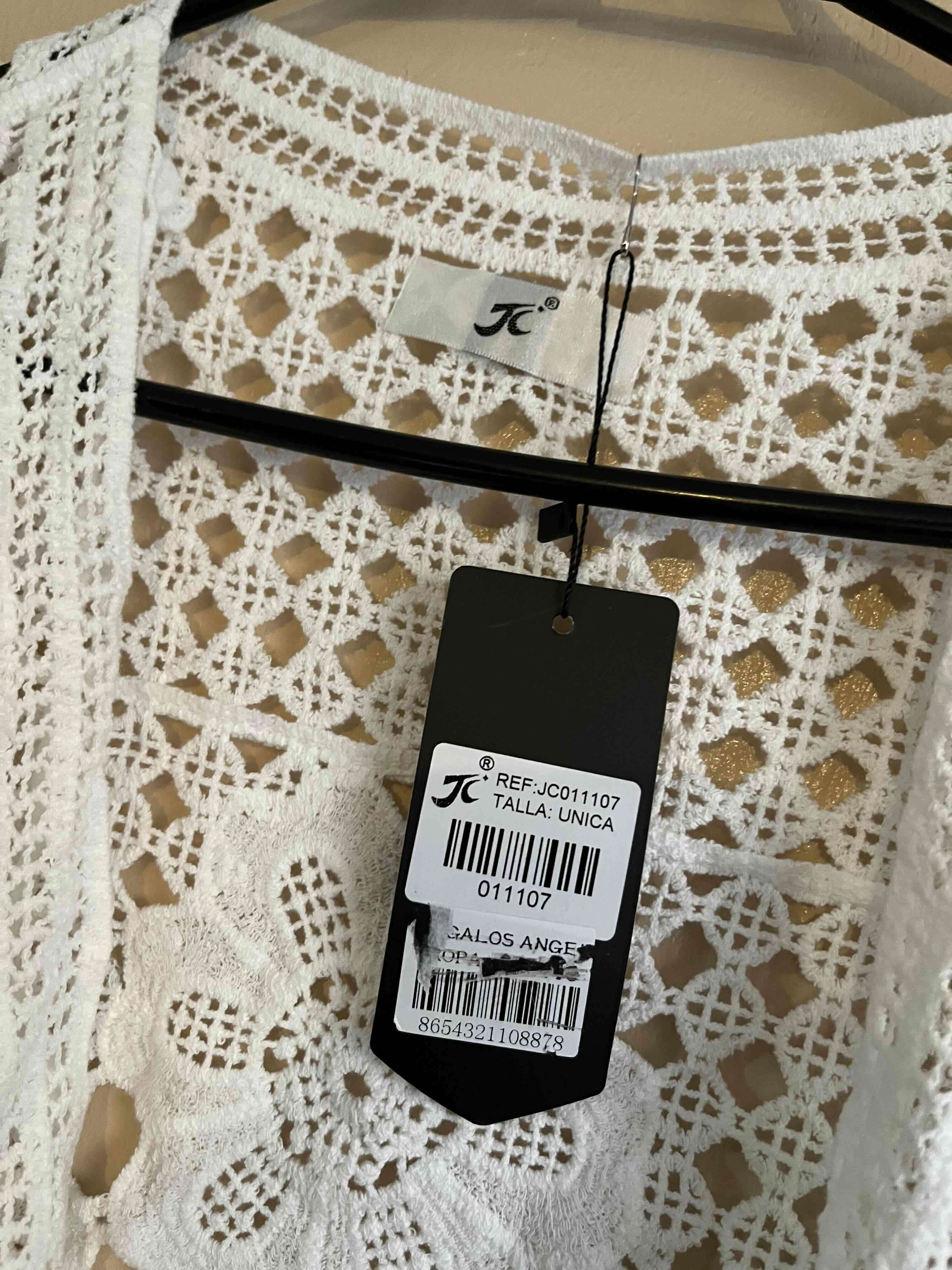 Chaleco calado blanco nuevo - miniatura 2