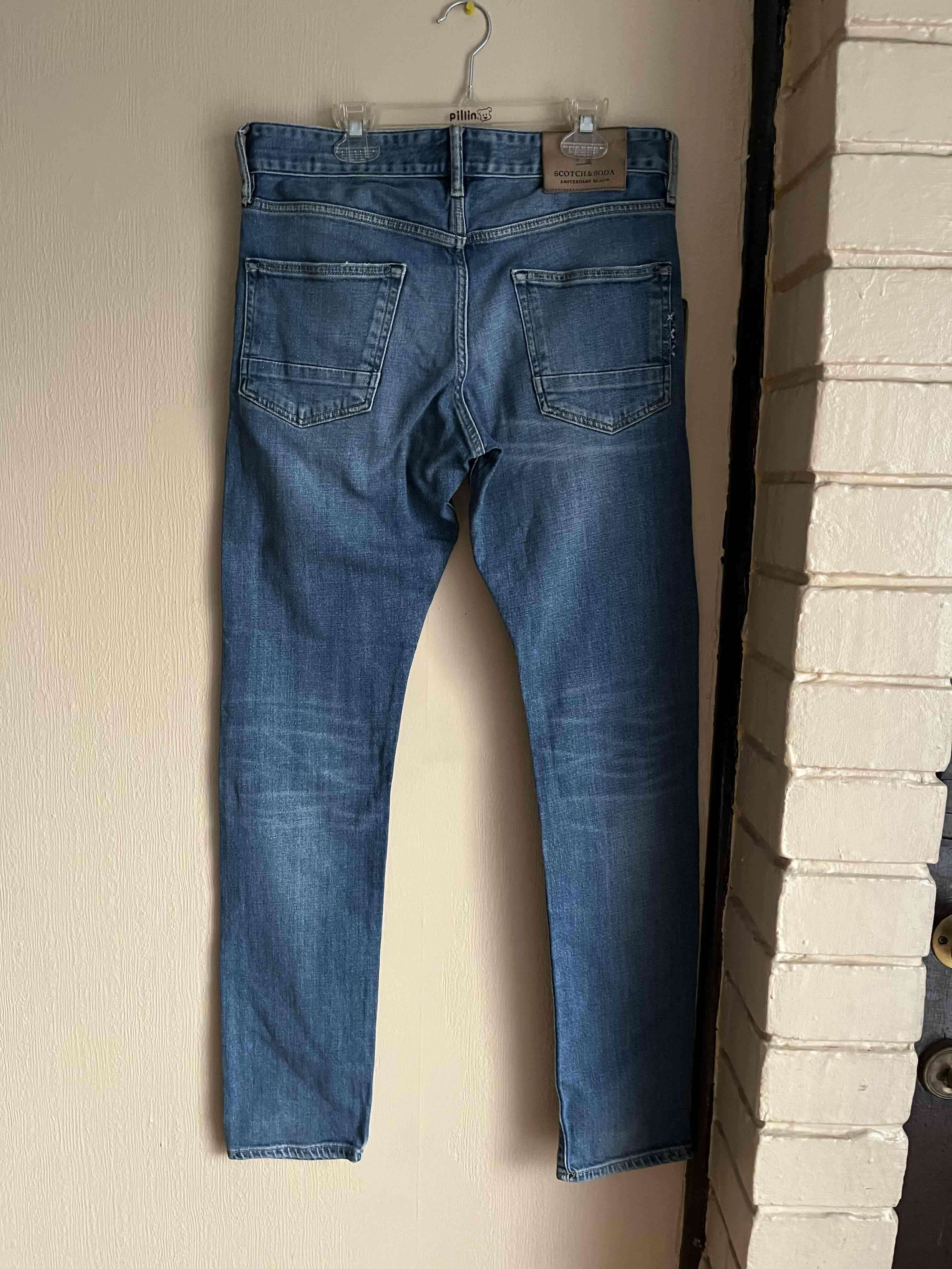 Jeans azules talla 36-38 elasticado - 2