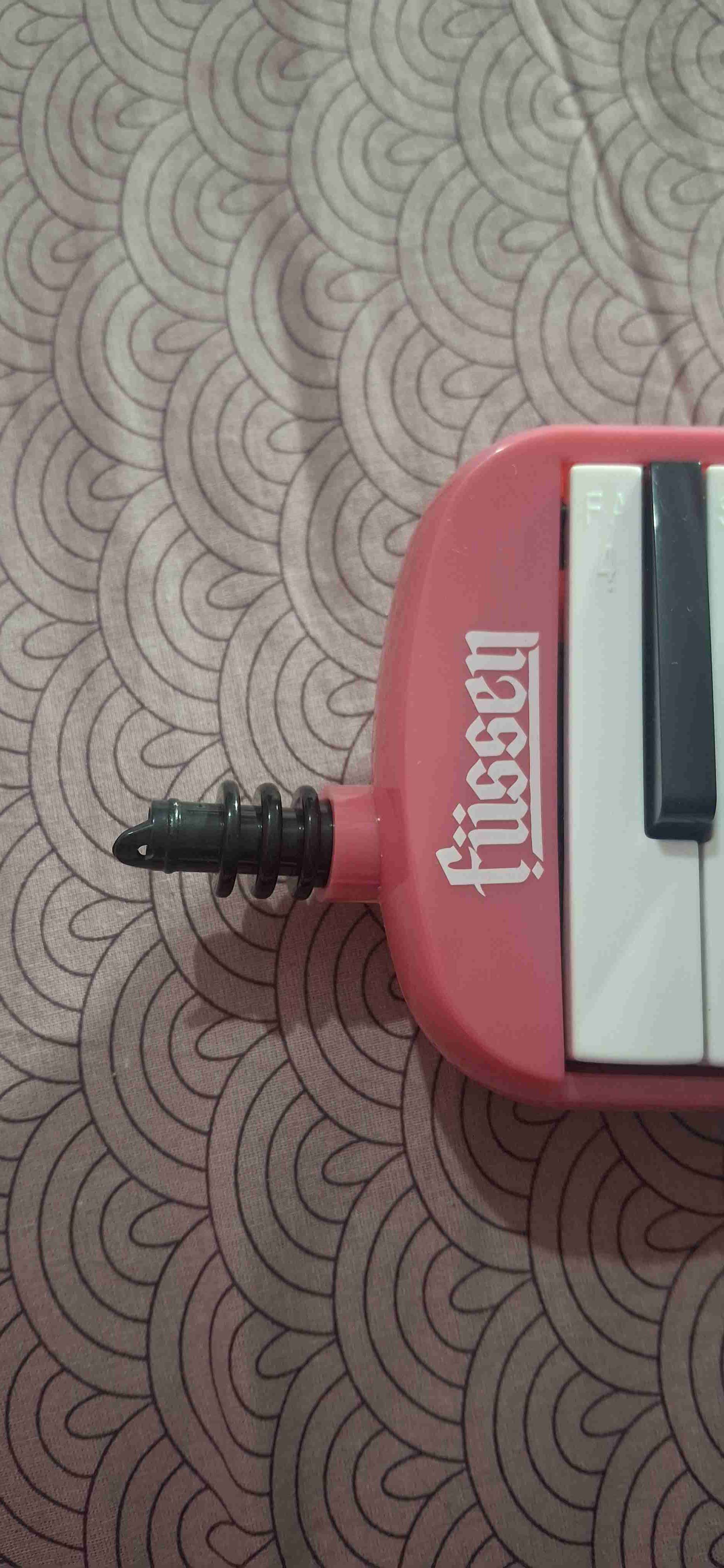 Melodica rosada , 32 notas, marca fussen con bolso - miniatura 5