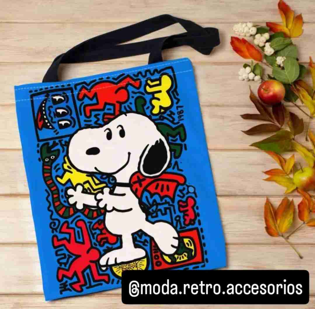 Bolso tote con diseño colorido