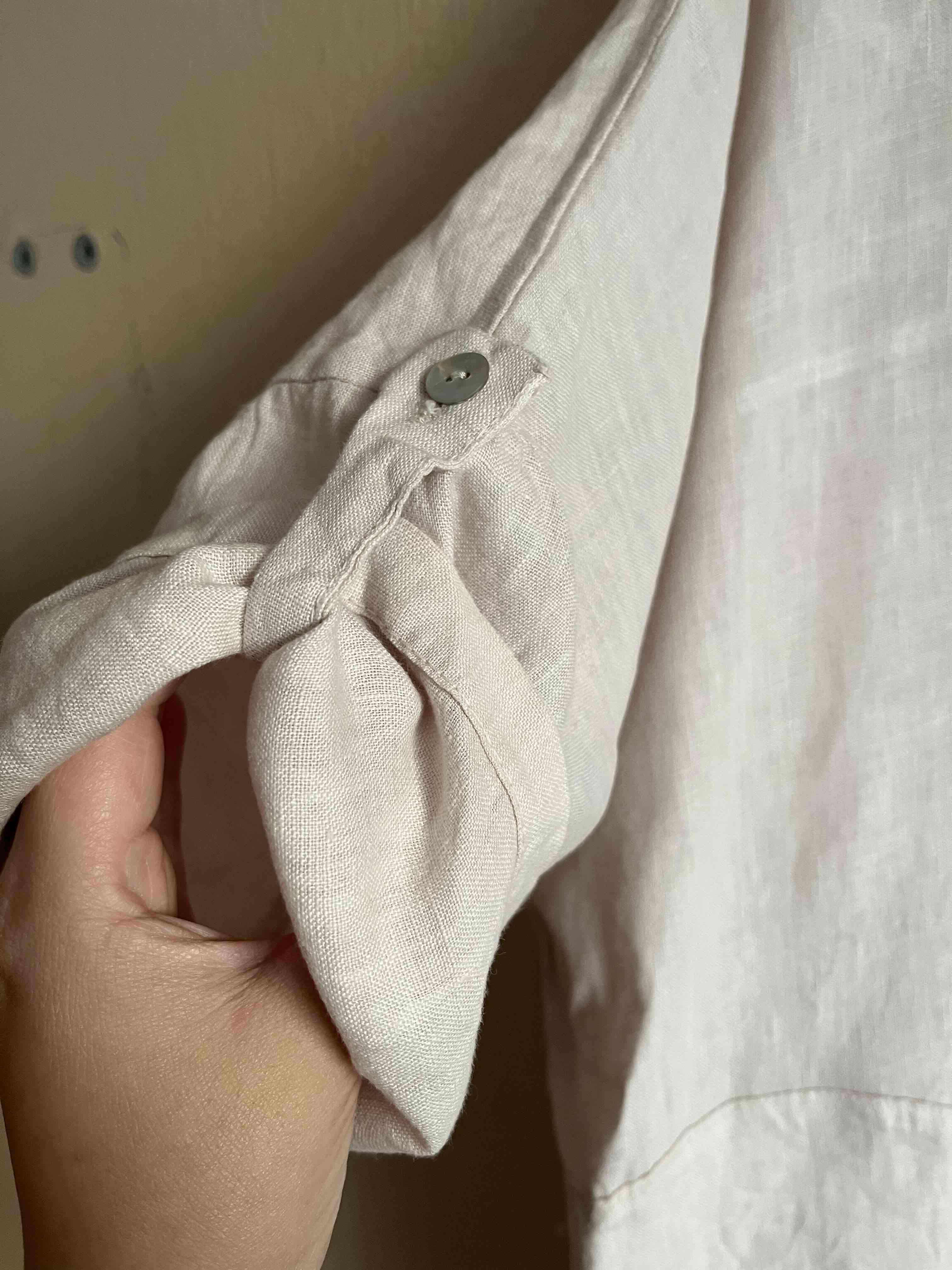 Vestido chemise blanco - miniatura 3