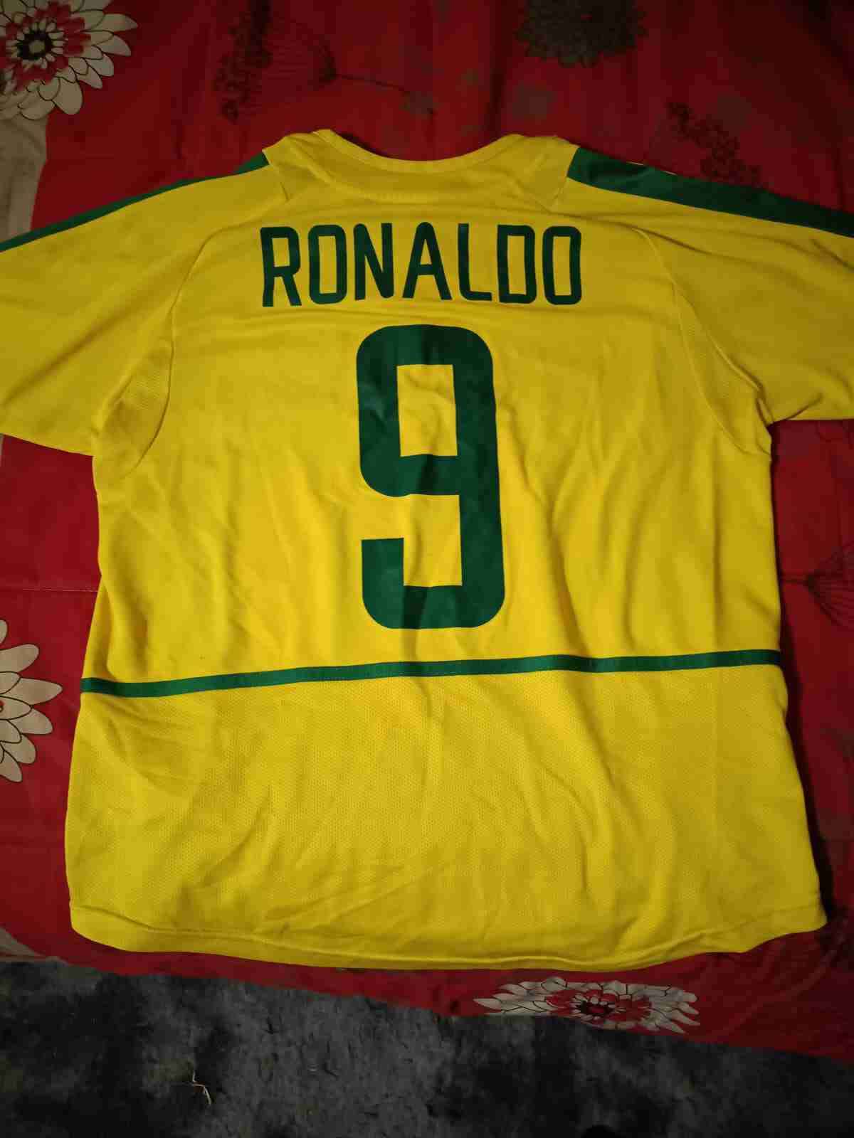 Camiseta Brasil amarilla número 9 - miniatura 2