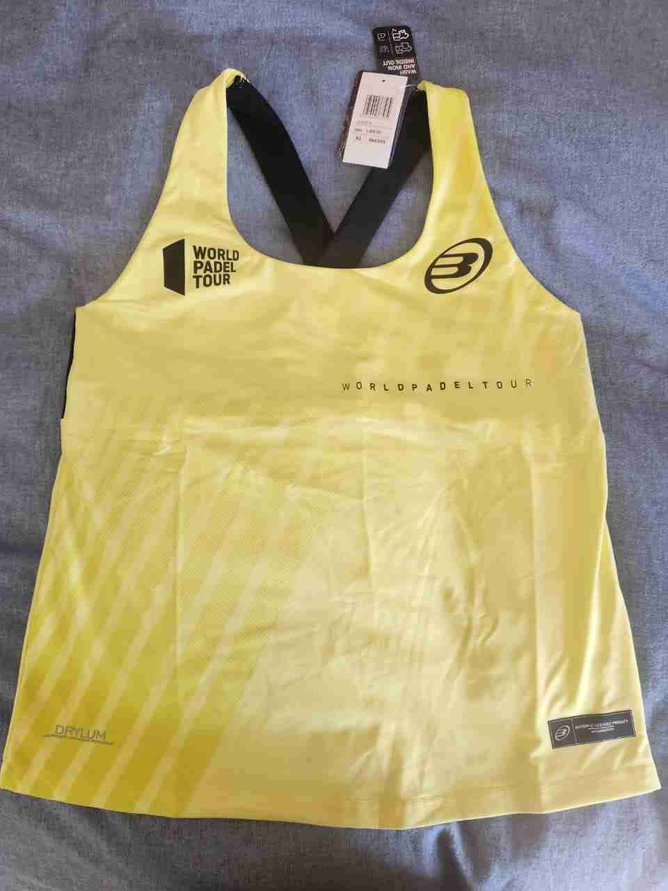 Polera deportiva amarilla World Padel Tour - 1