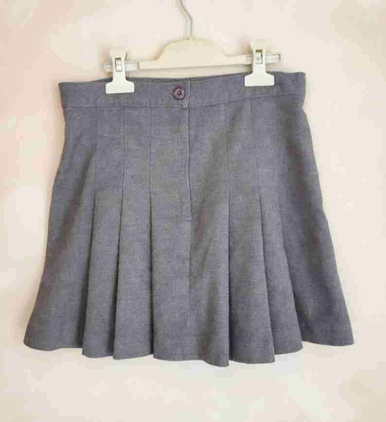 Falda gris escolar - miniatura 2