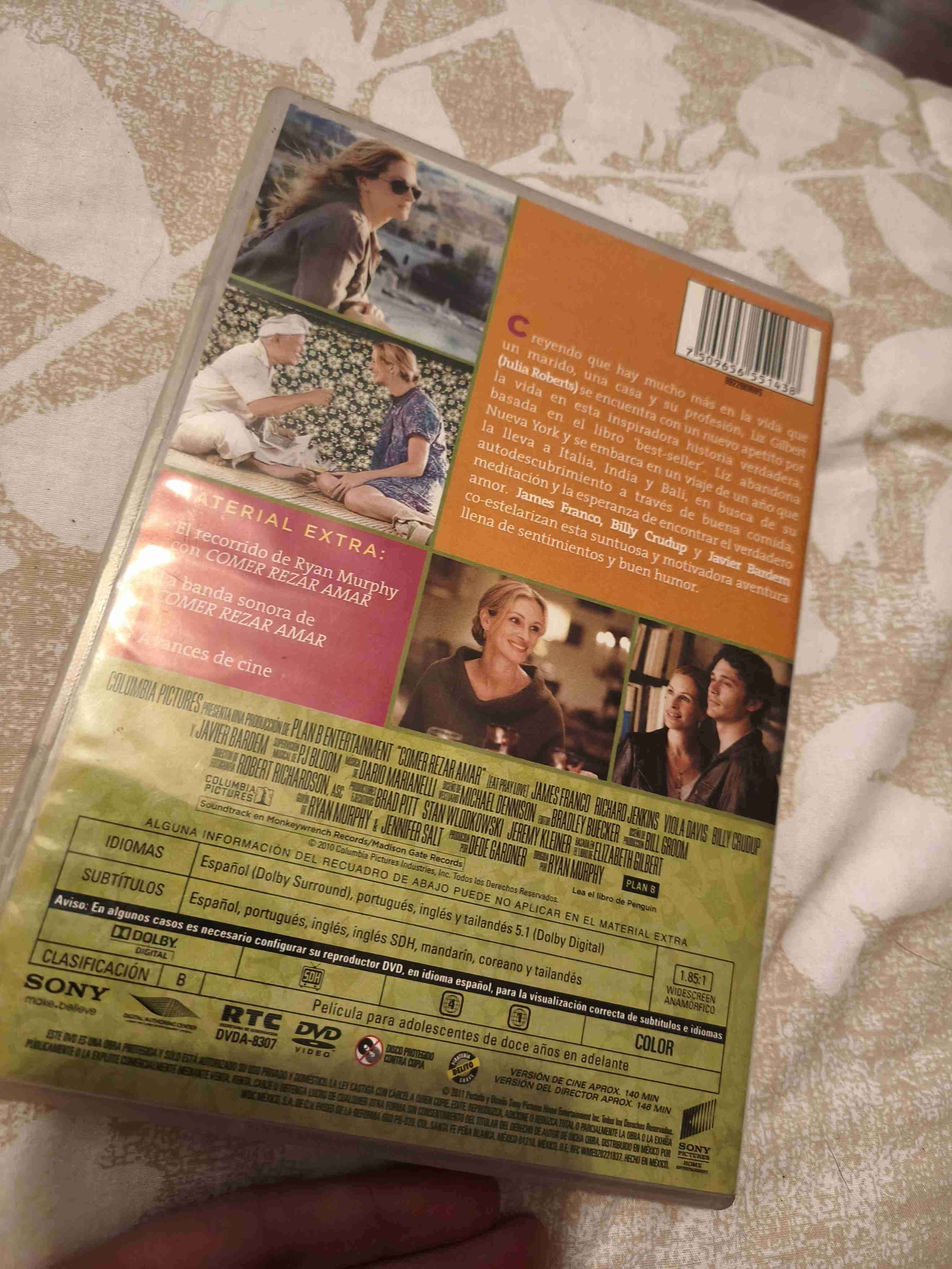 Carátula de Comer Rezar Amar - miniatura 2