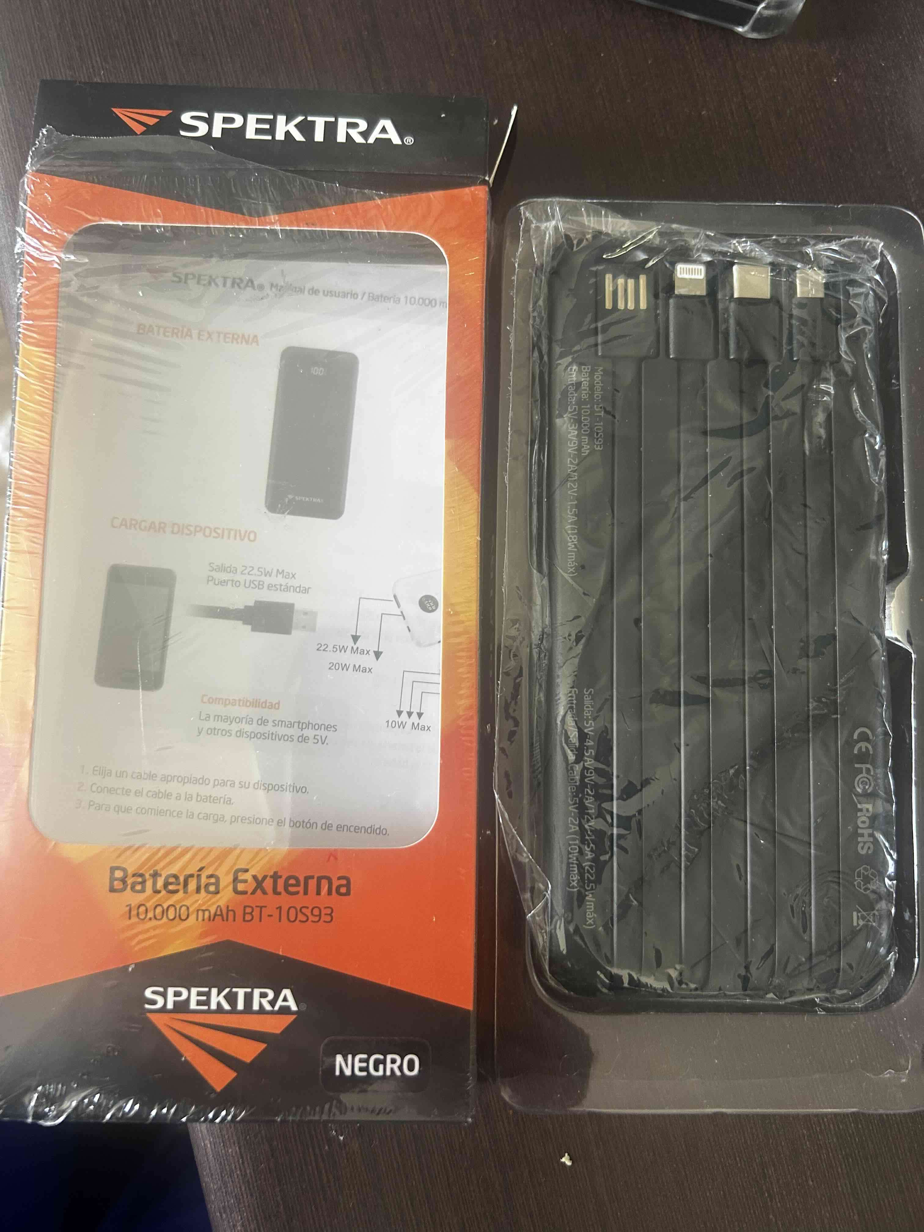 Batería externa Spektra 10000mAh - miniatura 1