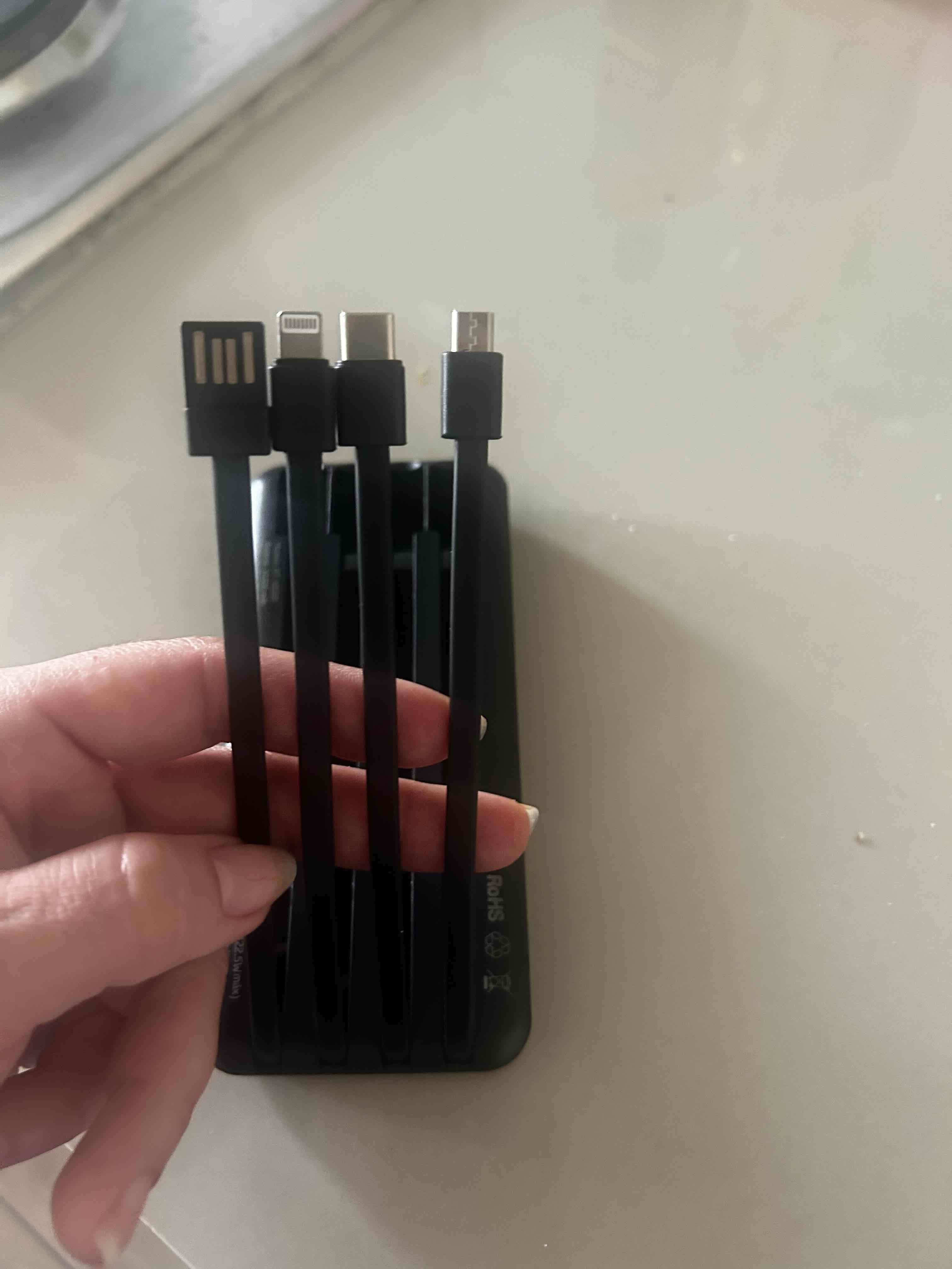 Cargador portátil multiusos negro - miniatura 3