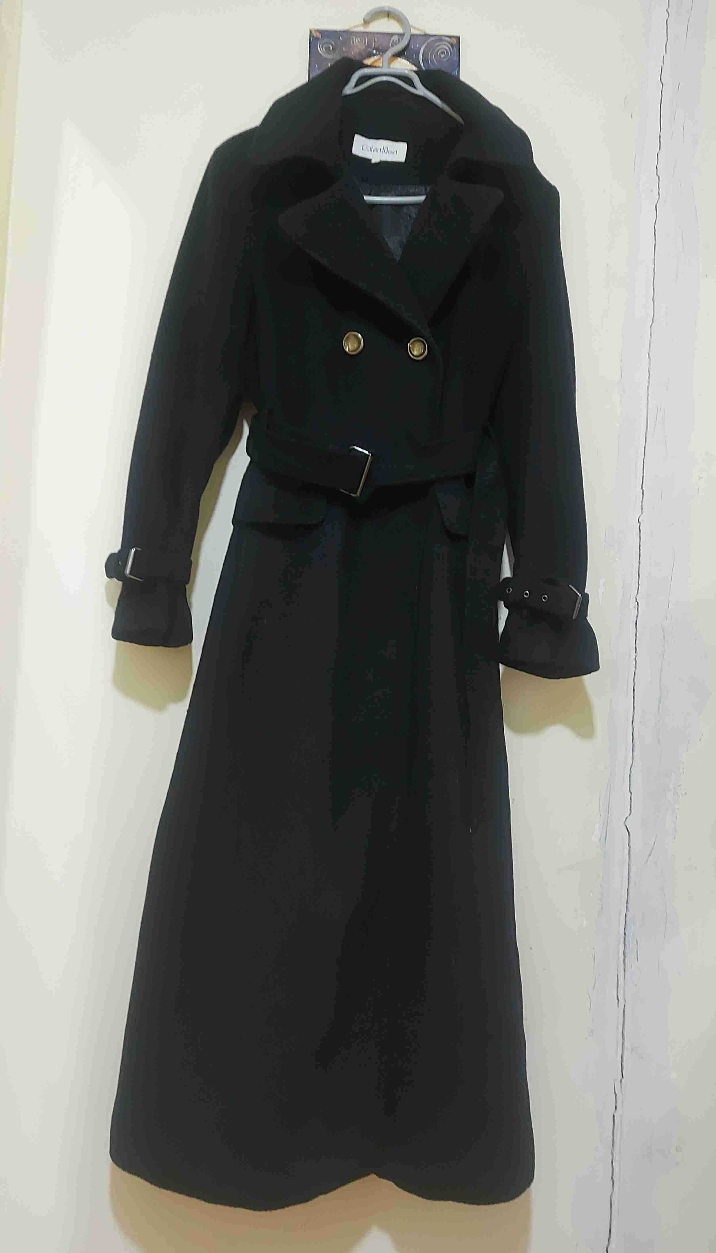 Abrigo negro Calvin Klein, talla L - 1