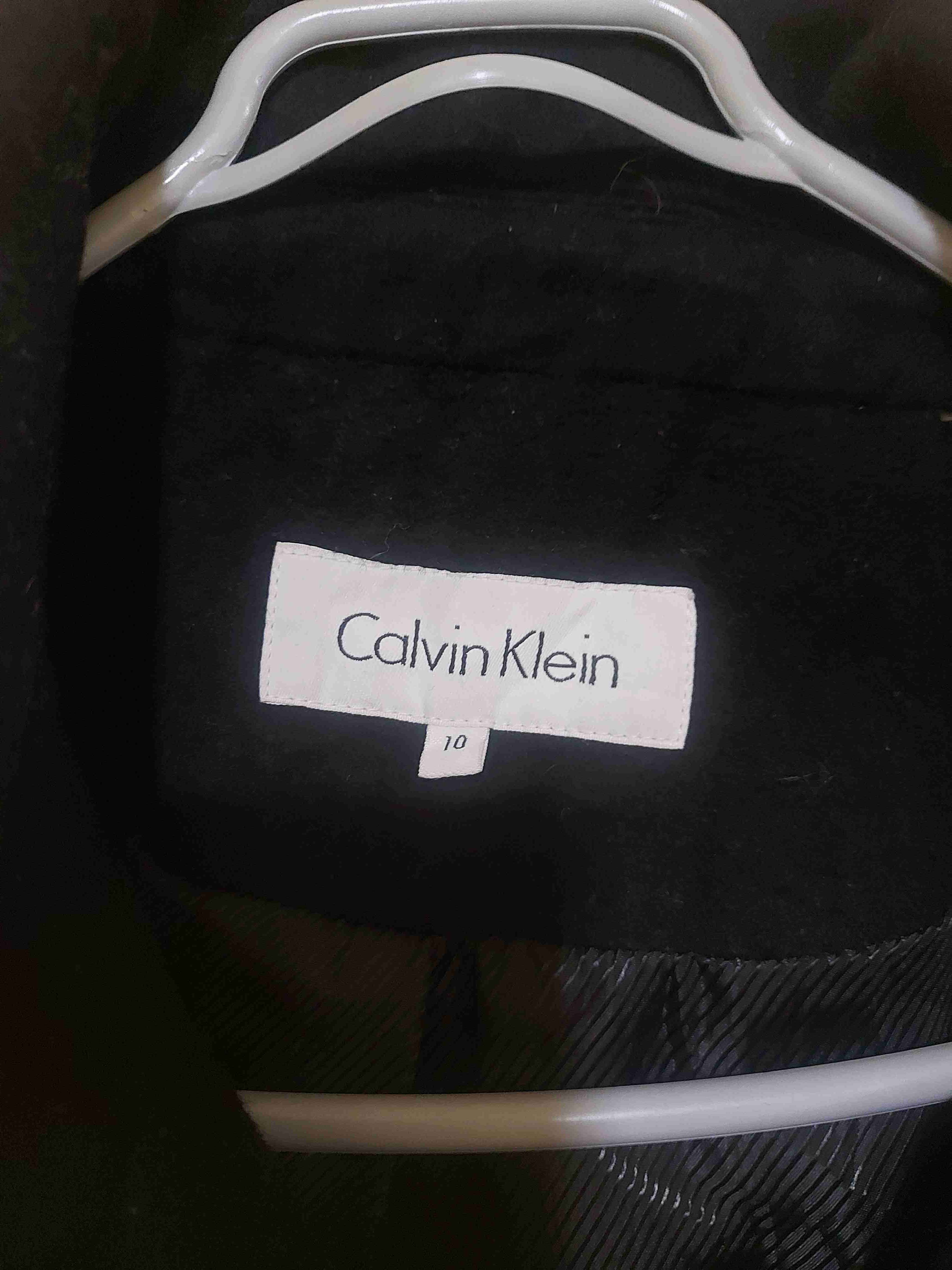 Abrigo negro Calvin Klein, talla L - 5