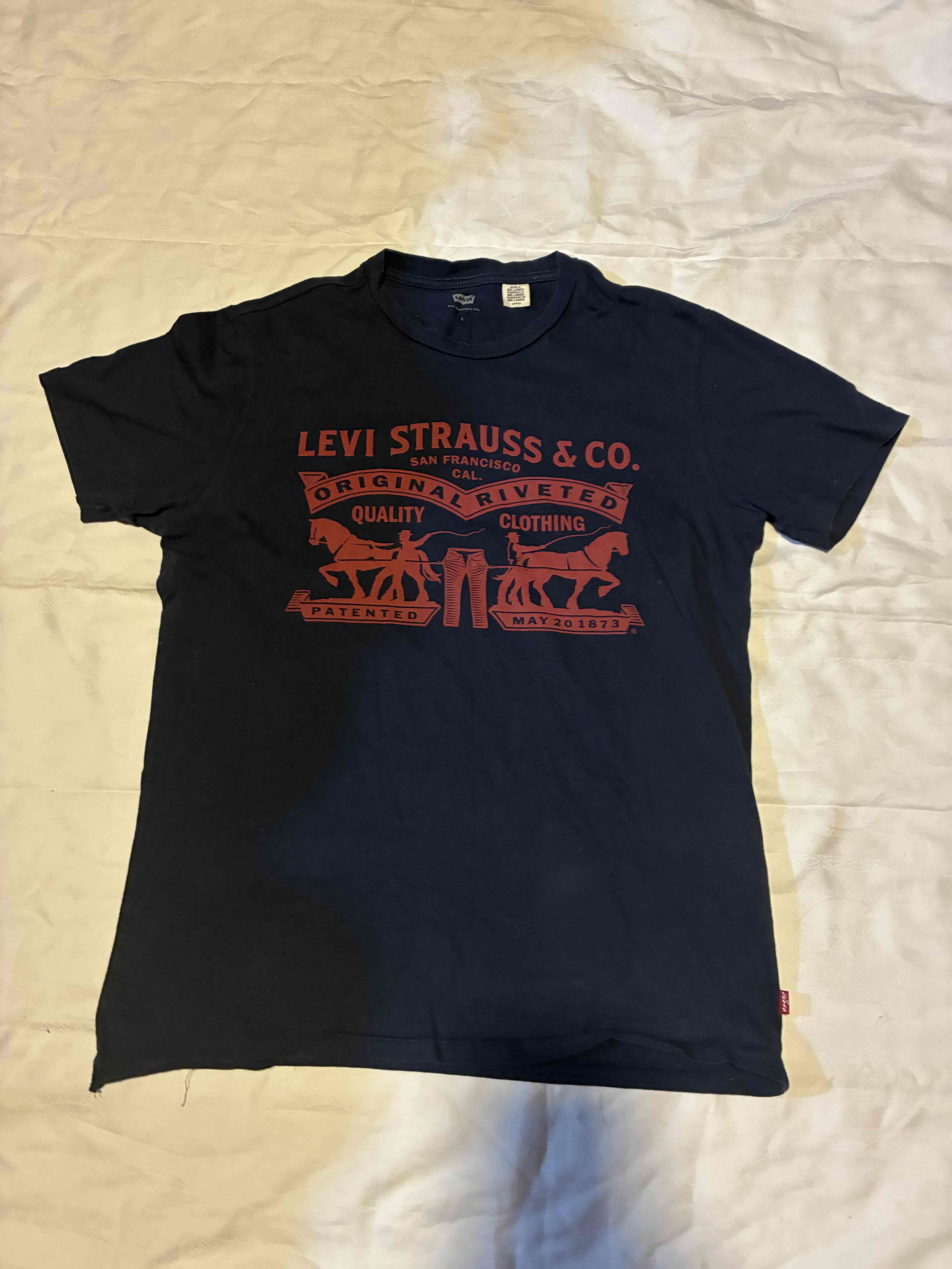 Polera hombre  Levi's azul talla S - miniatura 1