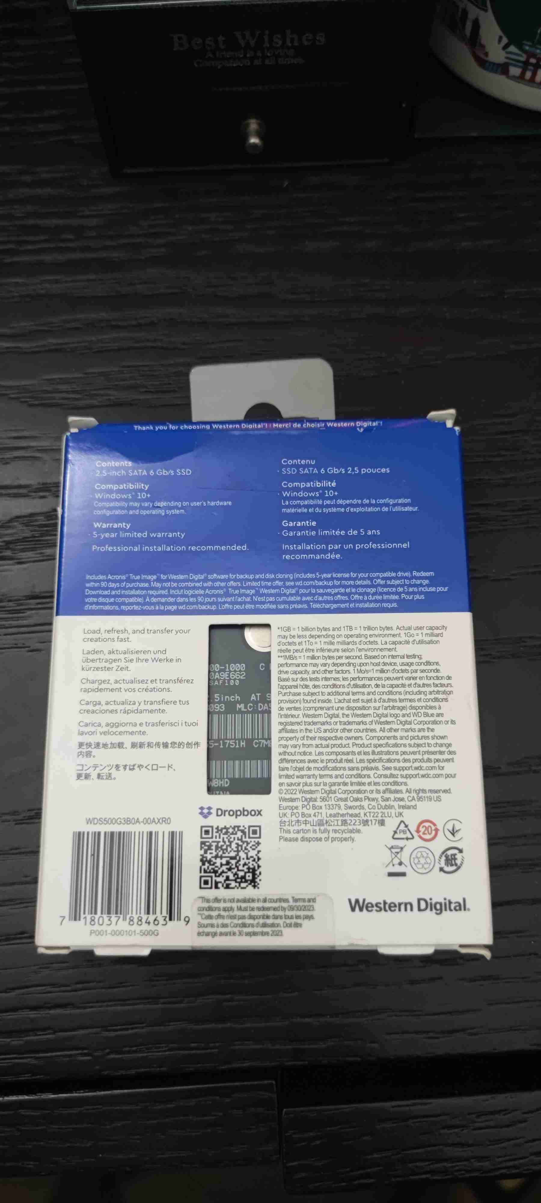 SSD WD Blue SA510 500GB - miniatura 2