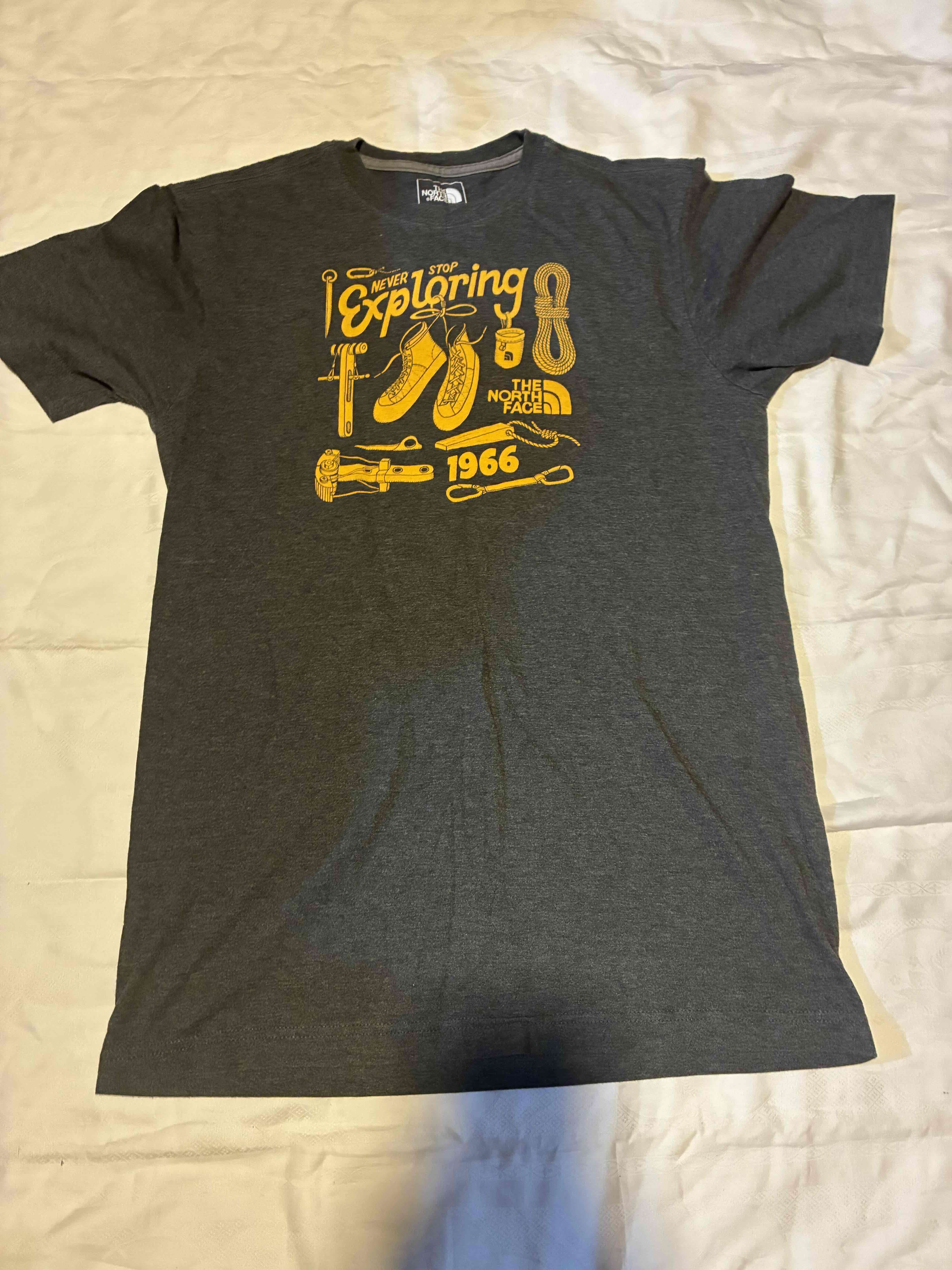 Polera hombre gris North Face talla S - miniatura 1