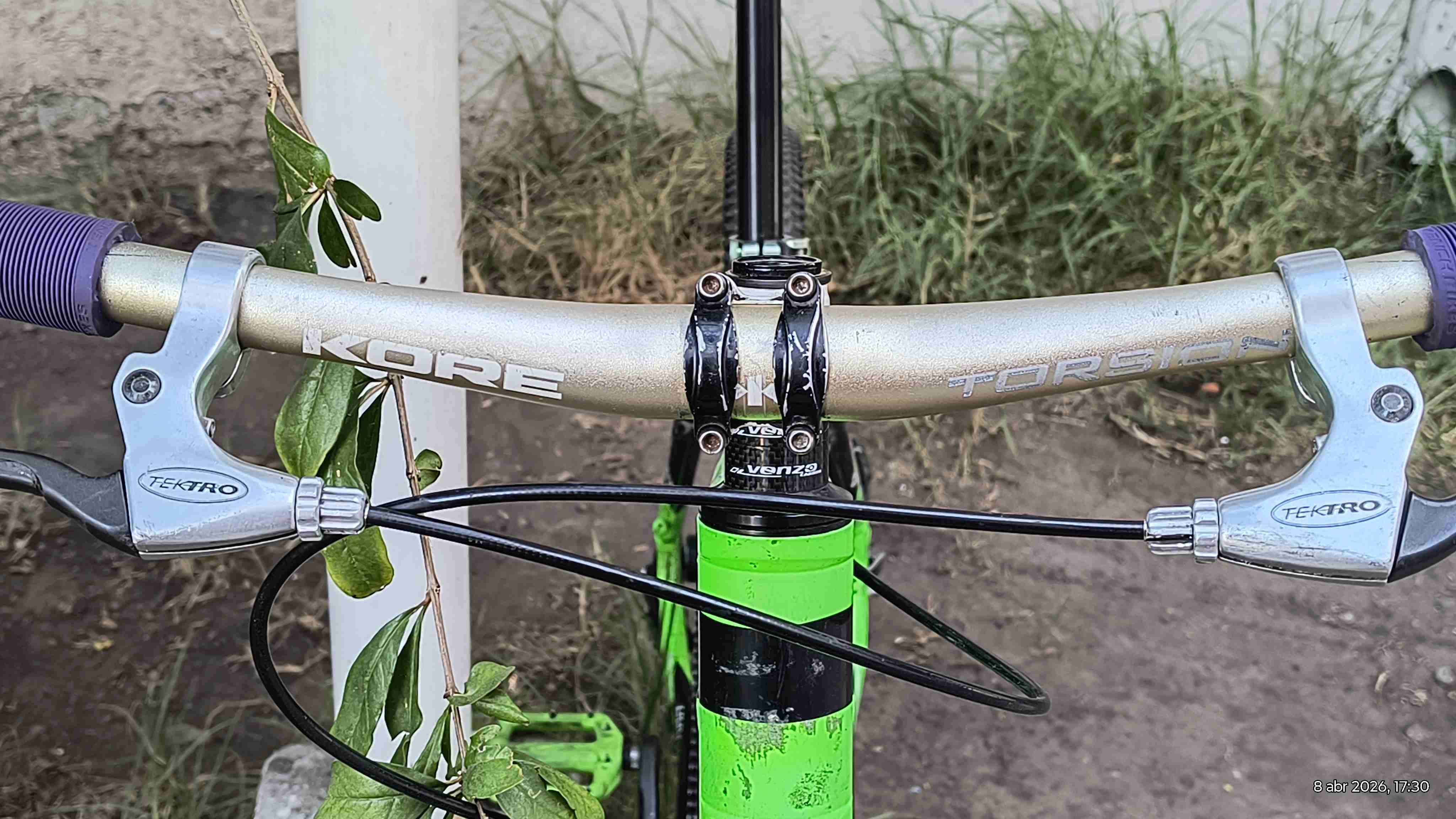 Bicicleta Venzo verde y negra - miniatura 5