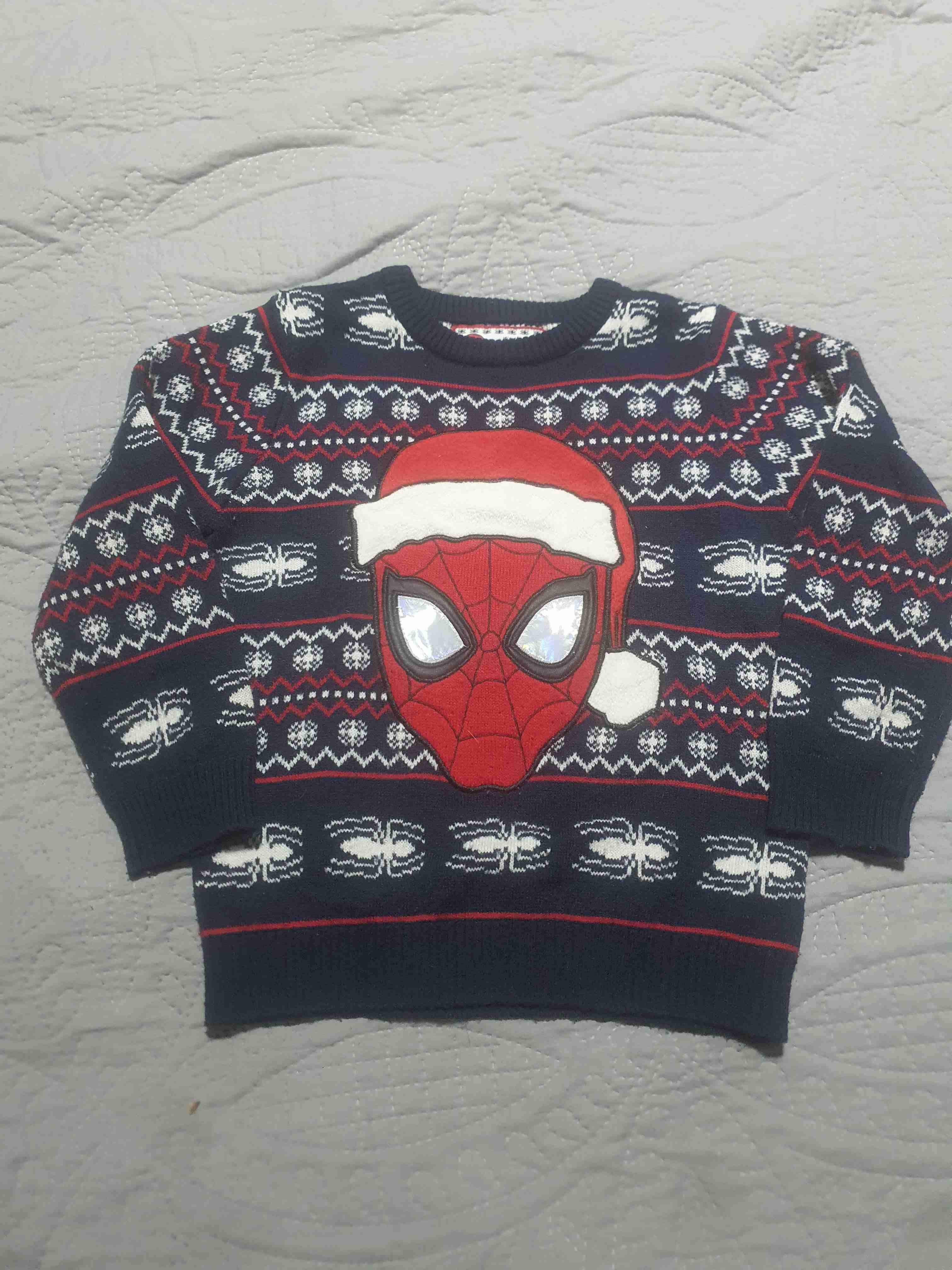 Suéter de Navidad Spiderman niño