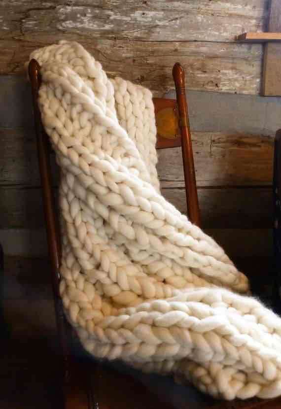 Manta gruesa de vellón corriedale - 2