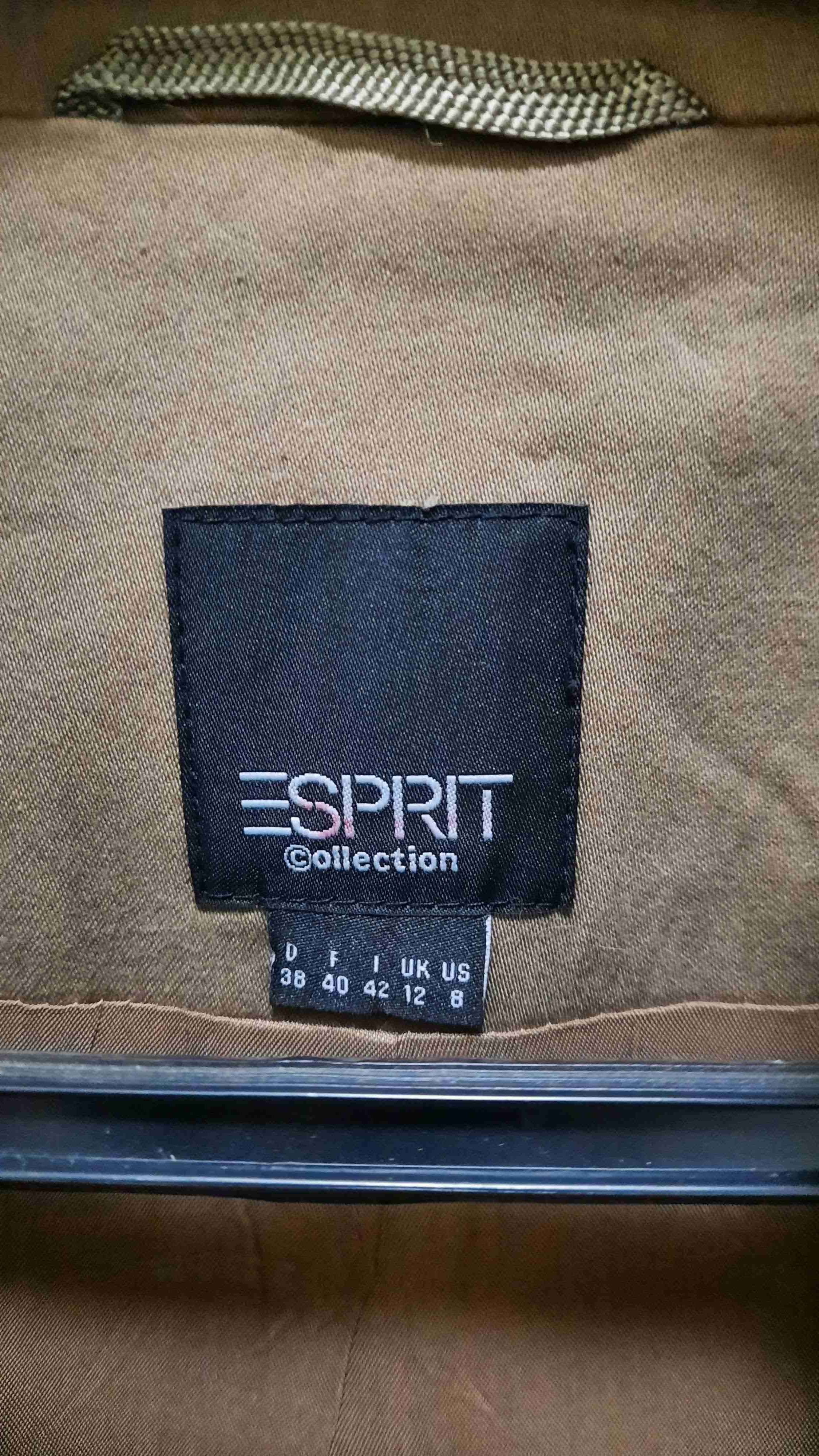 Blazer beige para mujer Esprit - miniatura 5