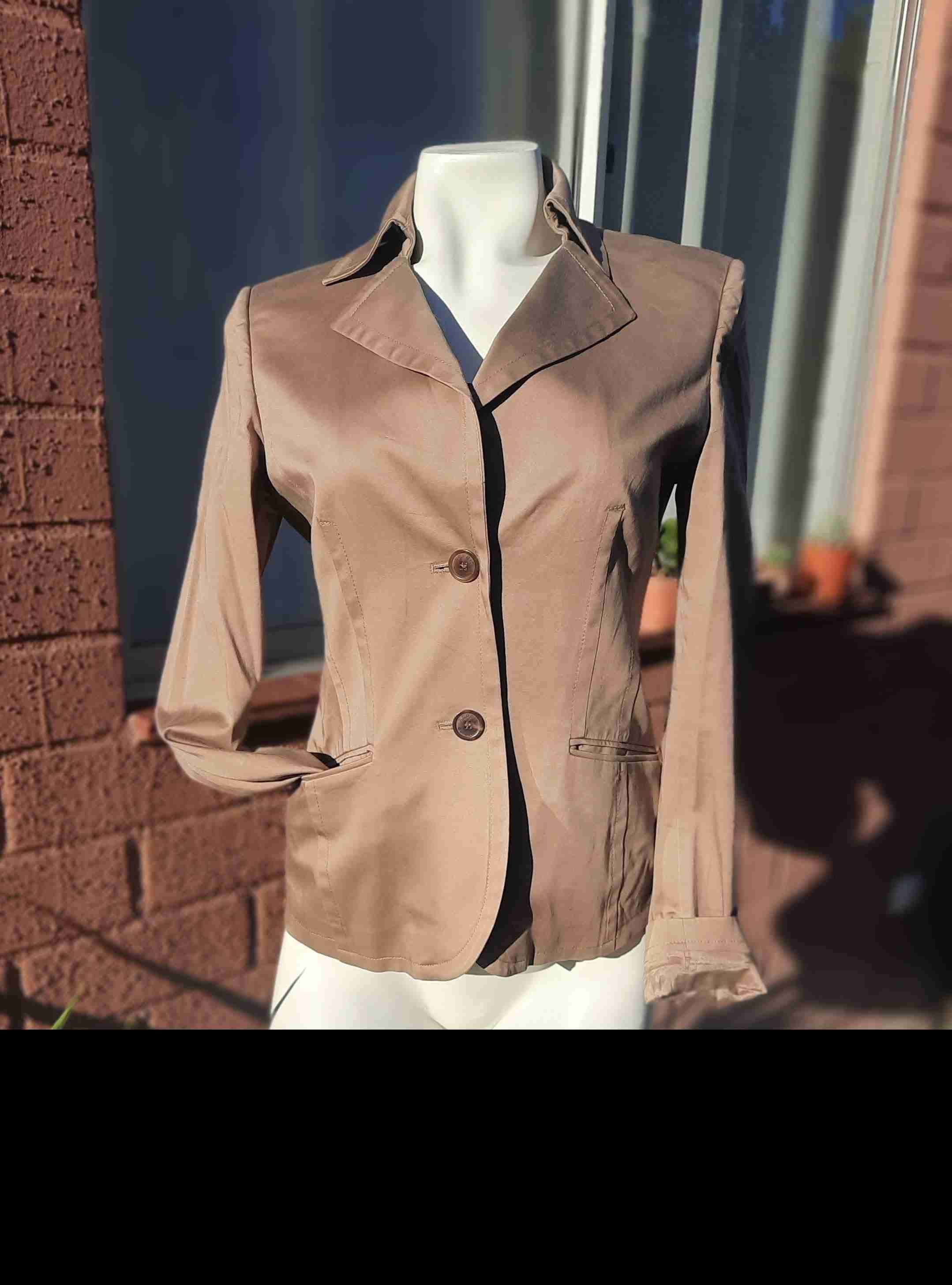 Blazer beige para mujer Esprit - miniatura 6