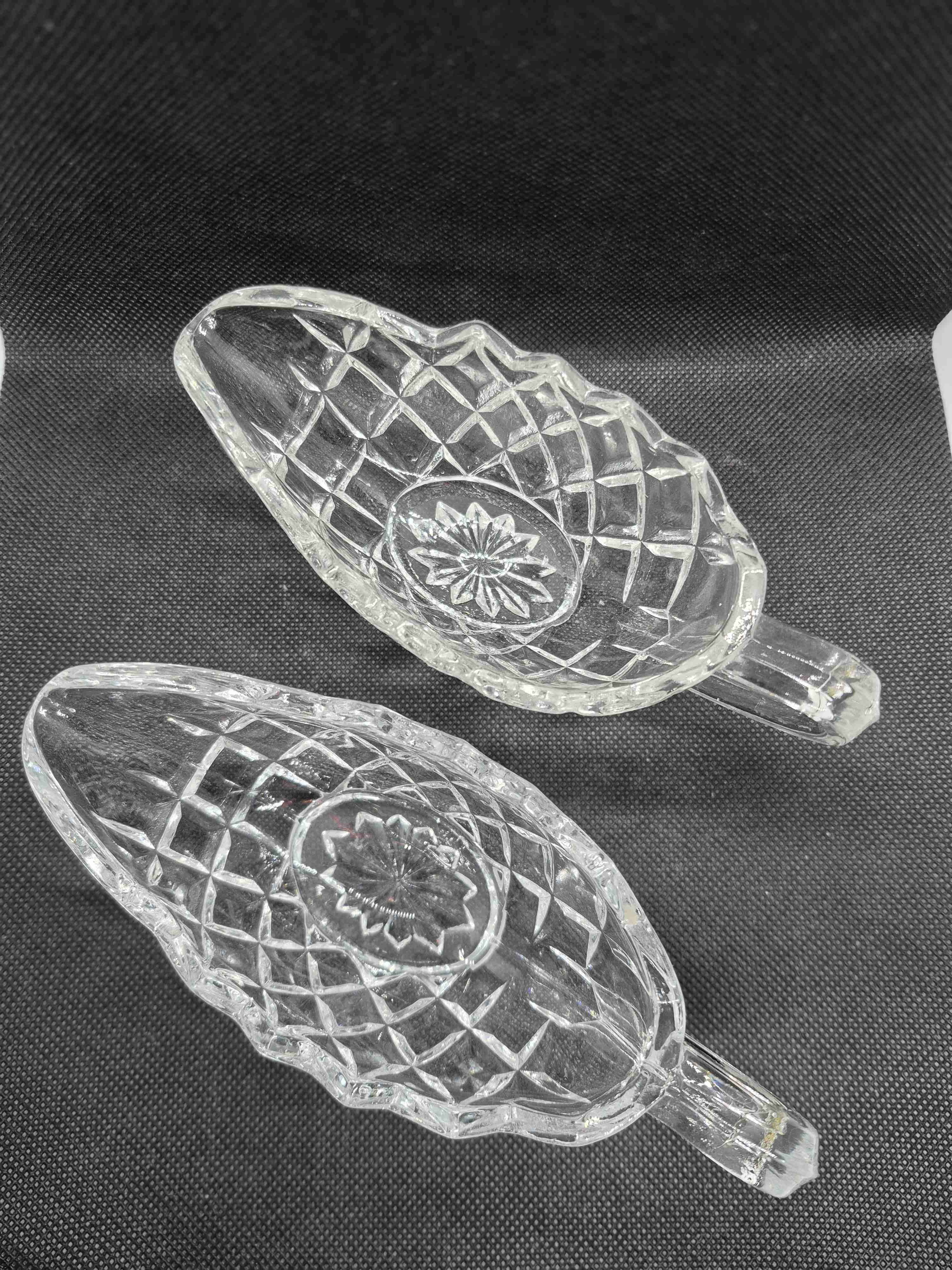 Set de salseras de cristal elegante. - 2