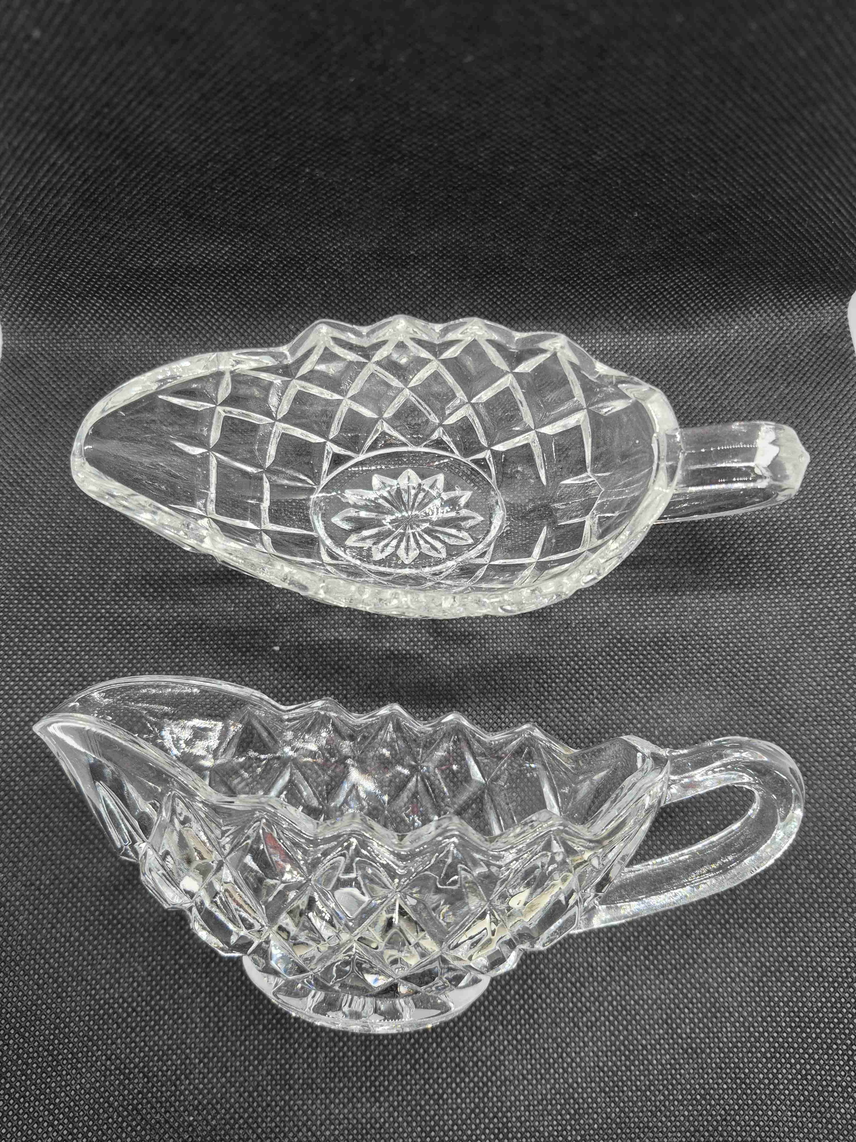 Set de salseras de cristal elegante. - 4