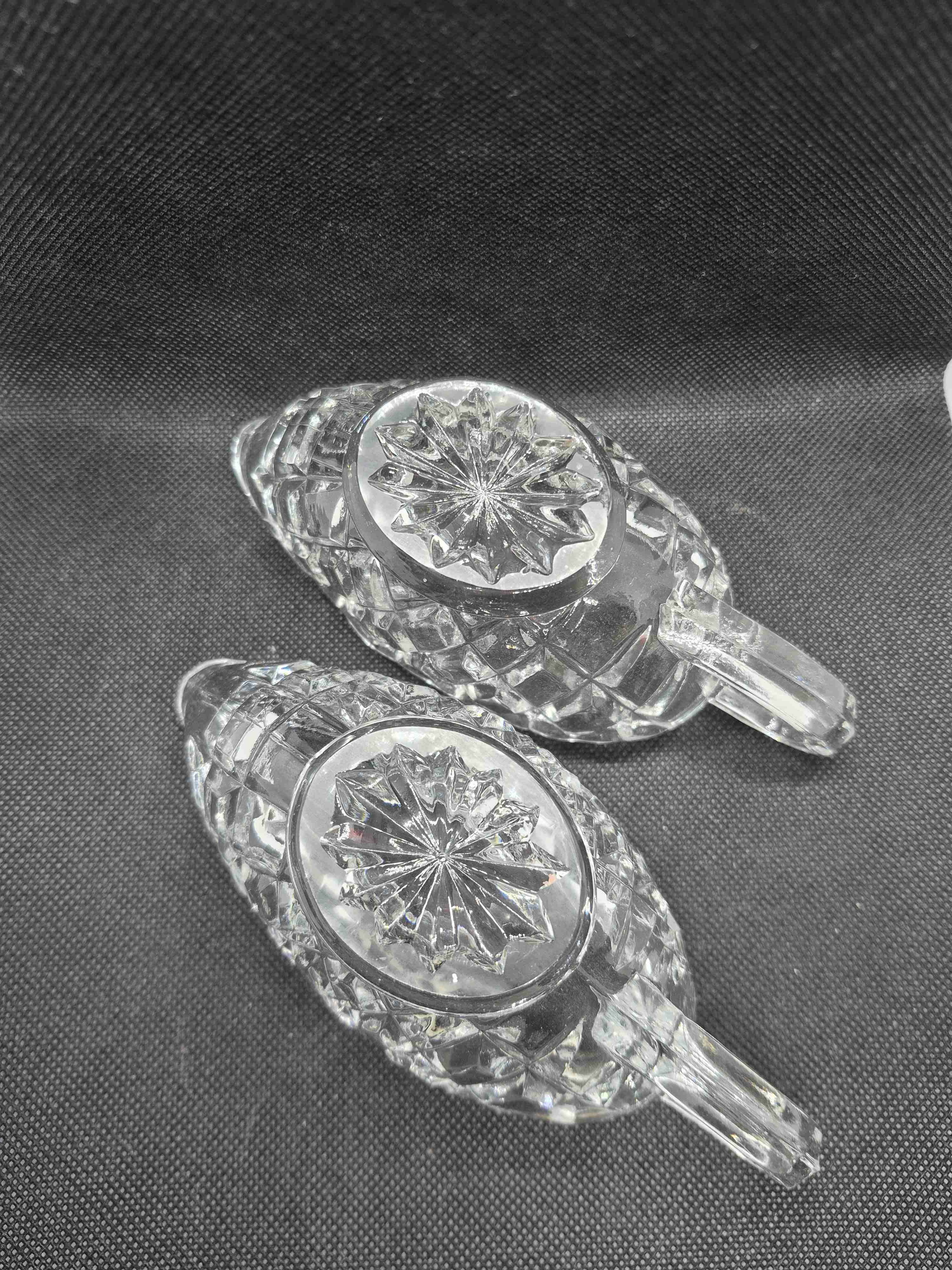 Set de salseras de cristal elegante. - 5