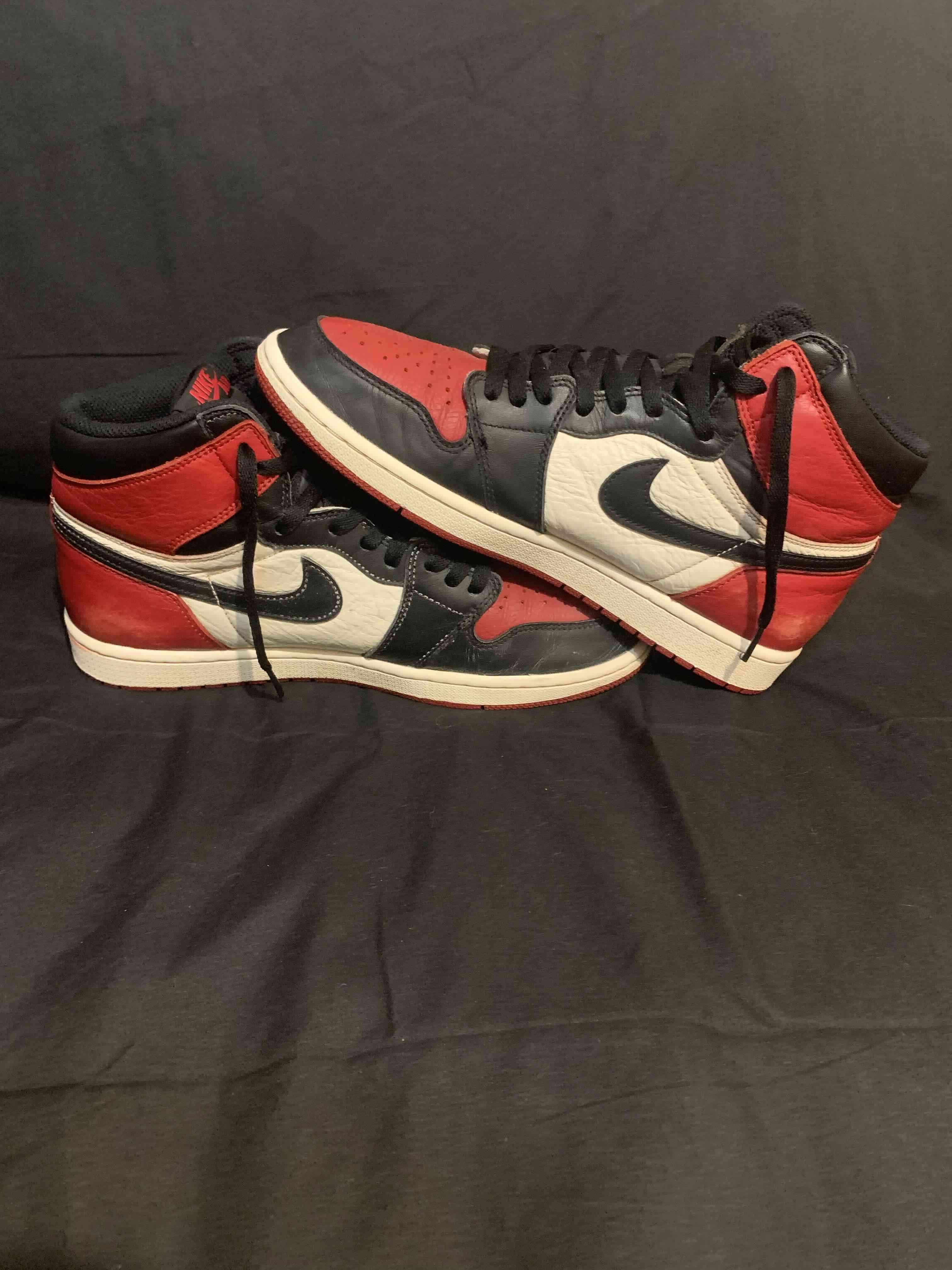 Jordan Retro 1 Bred Toe - 4