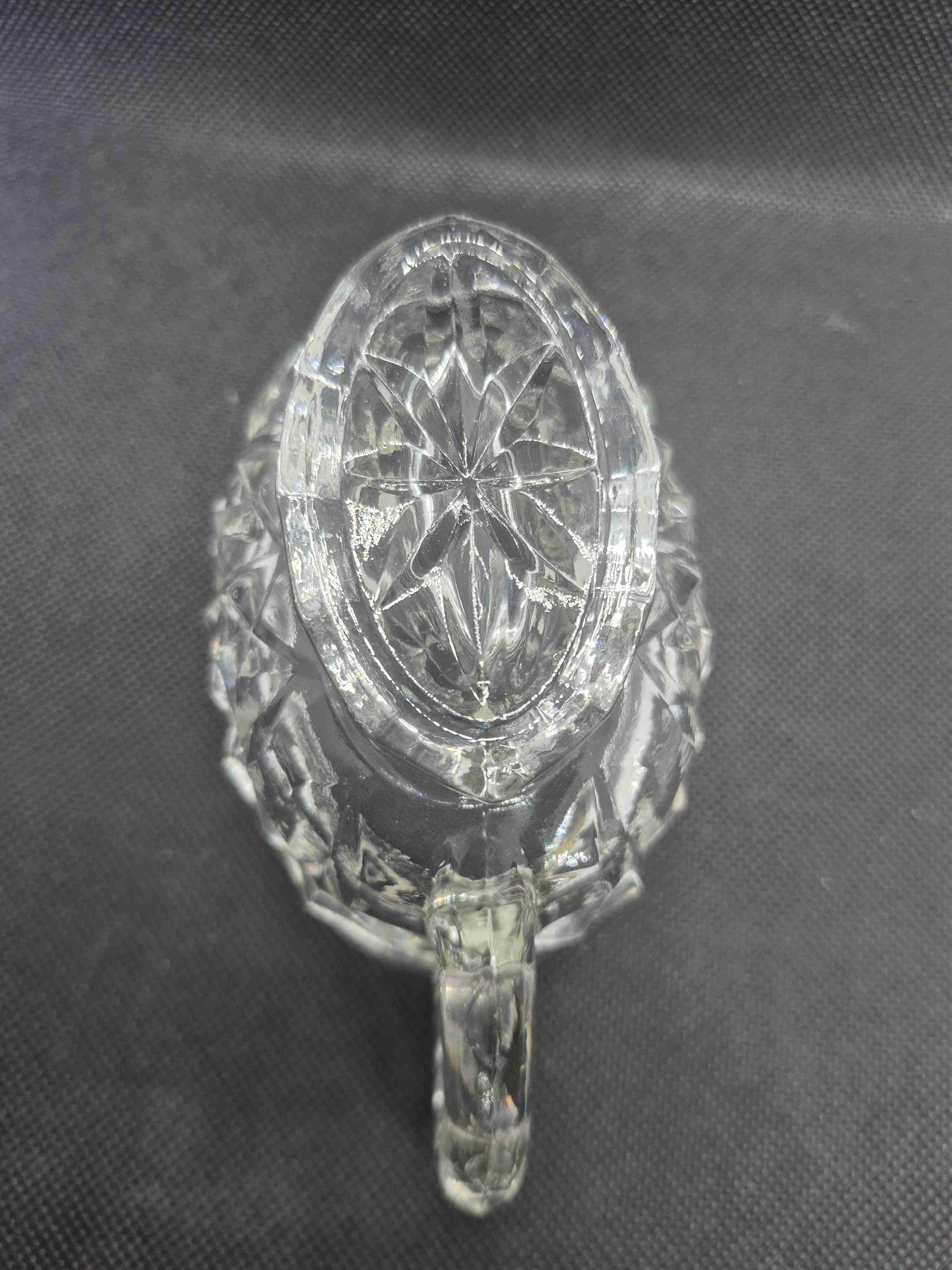 Salsera de vidrio tallado - miniatura 5