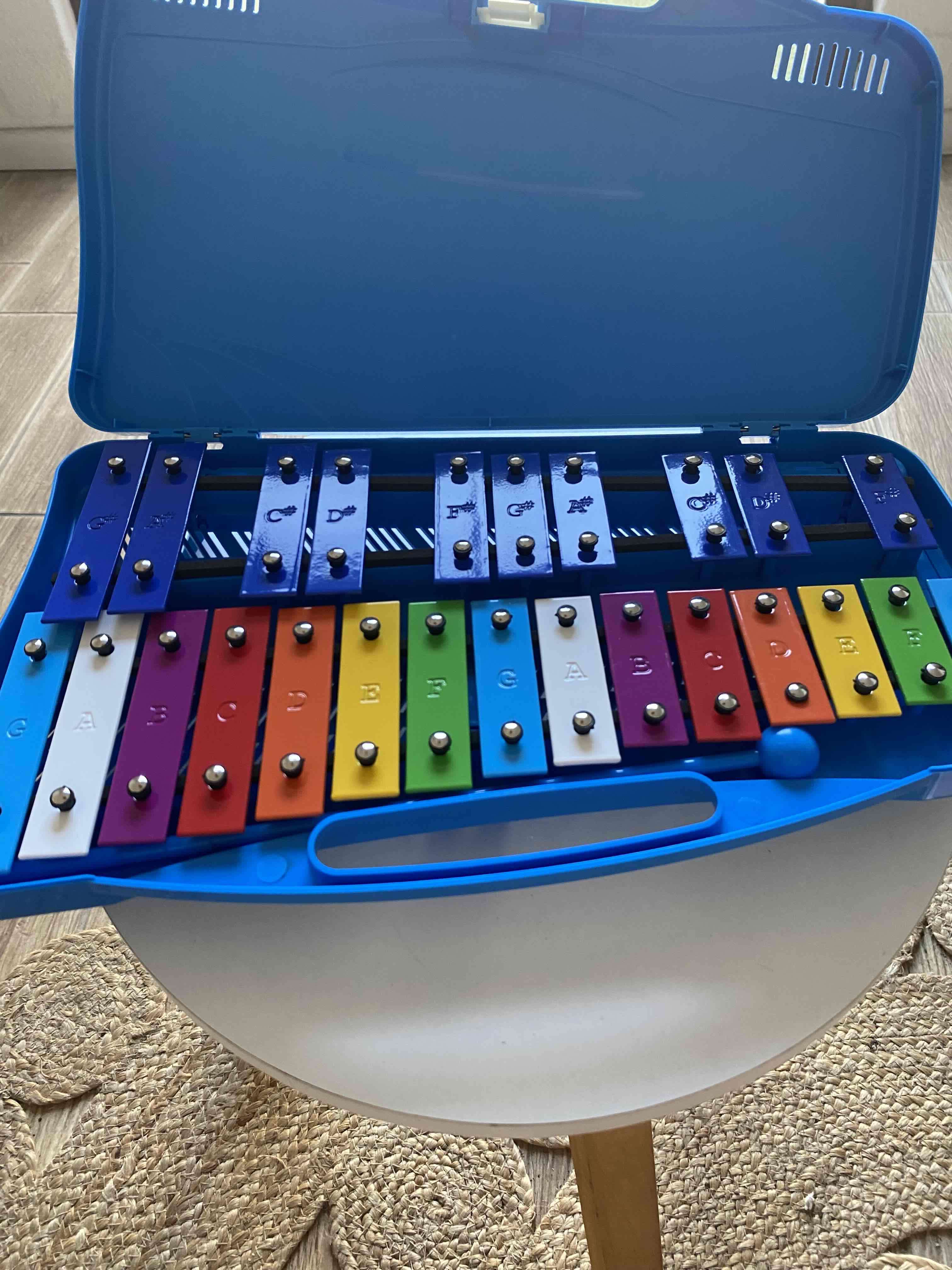 Xilófono de color azul - miniatura 1