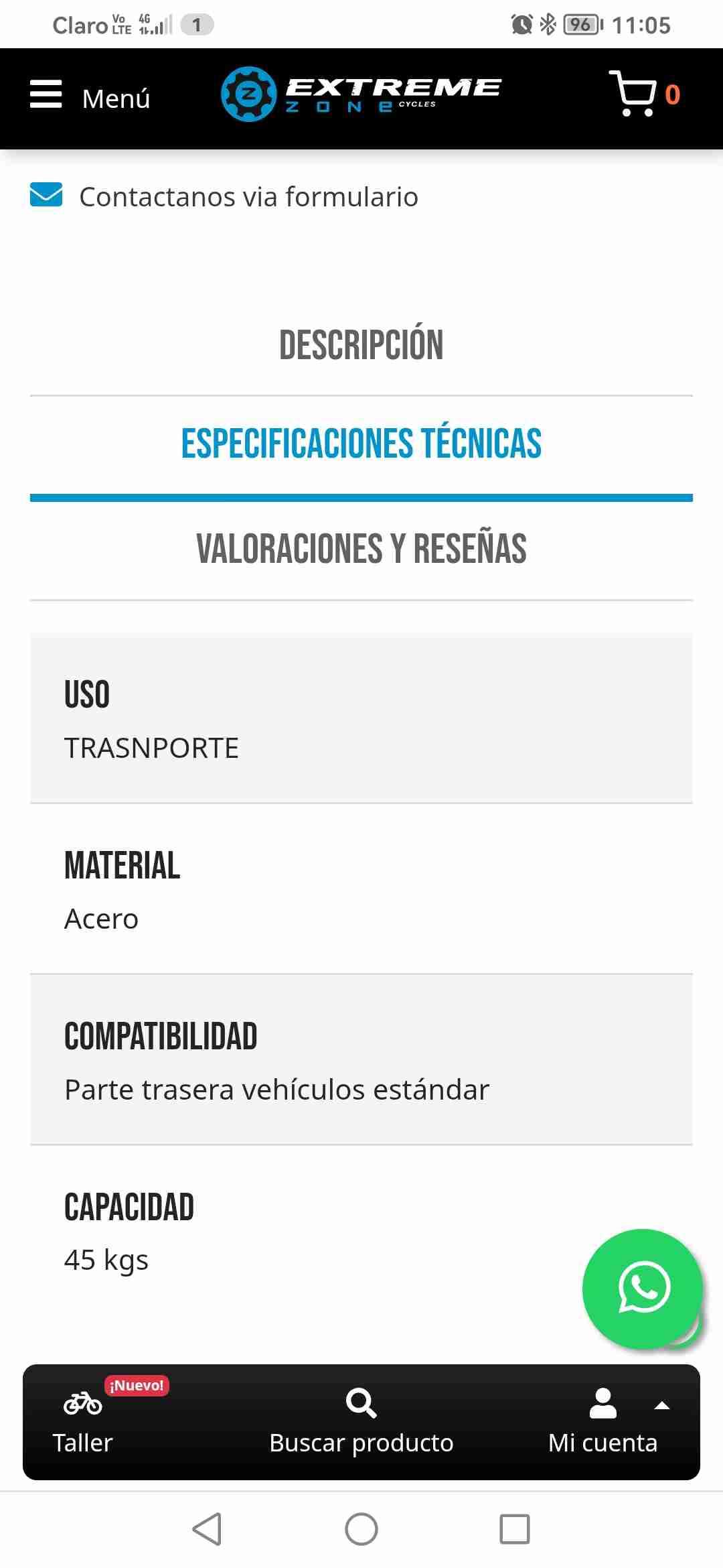 Portabicicletas trasero Radical Mountain - miniatura 3