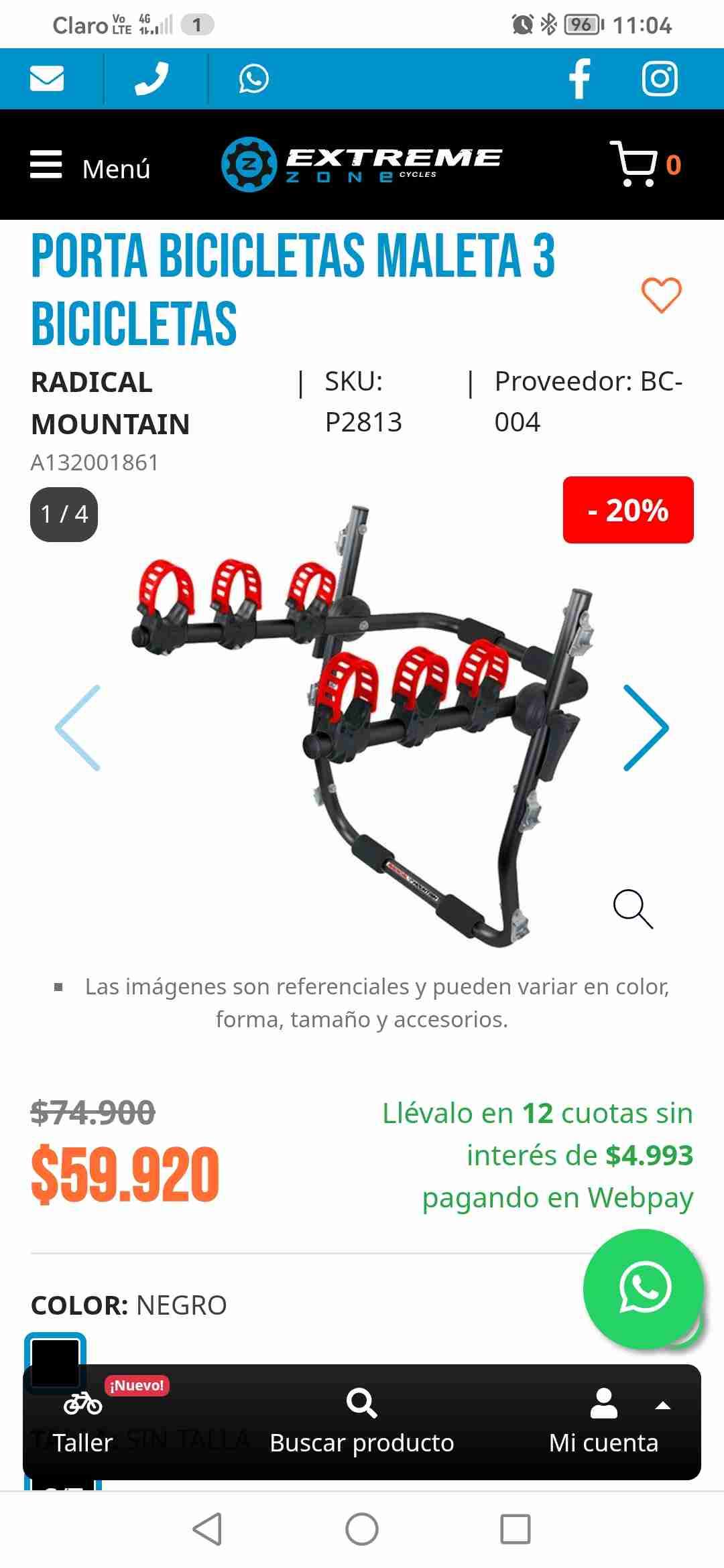 Portabicicletas trasero Radical Mountain - miniatura 5