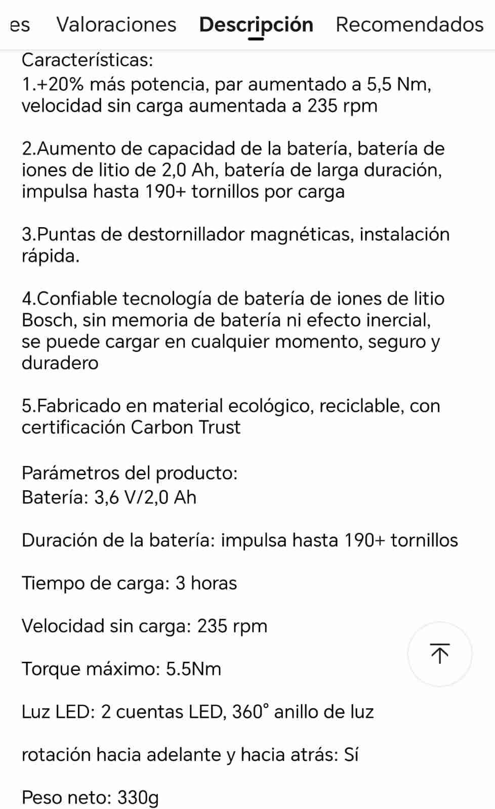 Destornillador inalámbrico Bosch IXO - miniatura 2