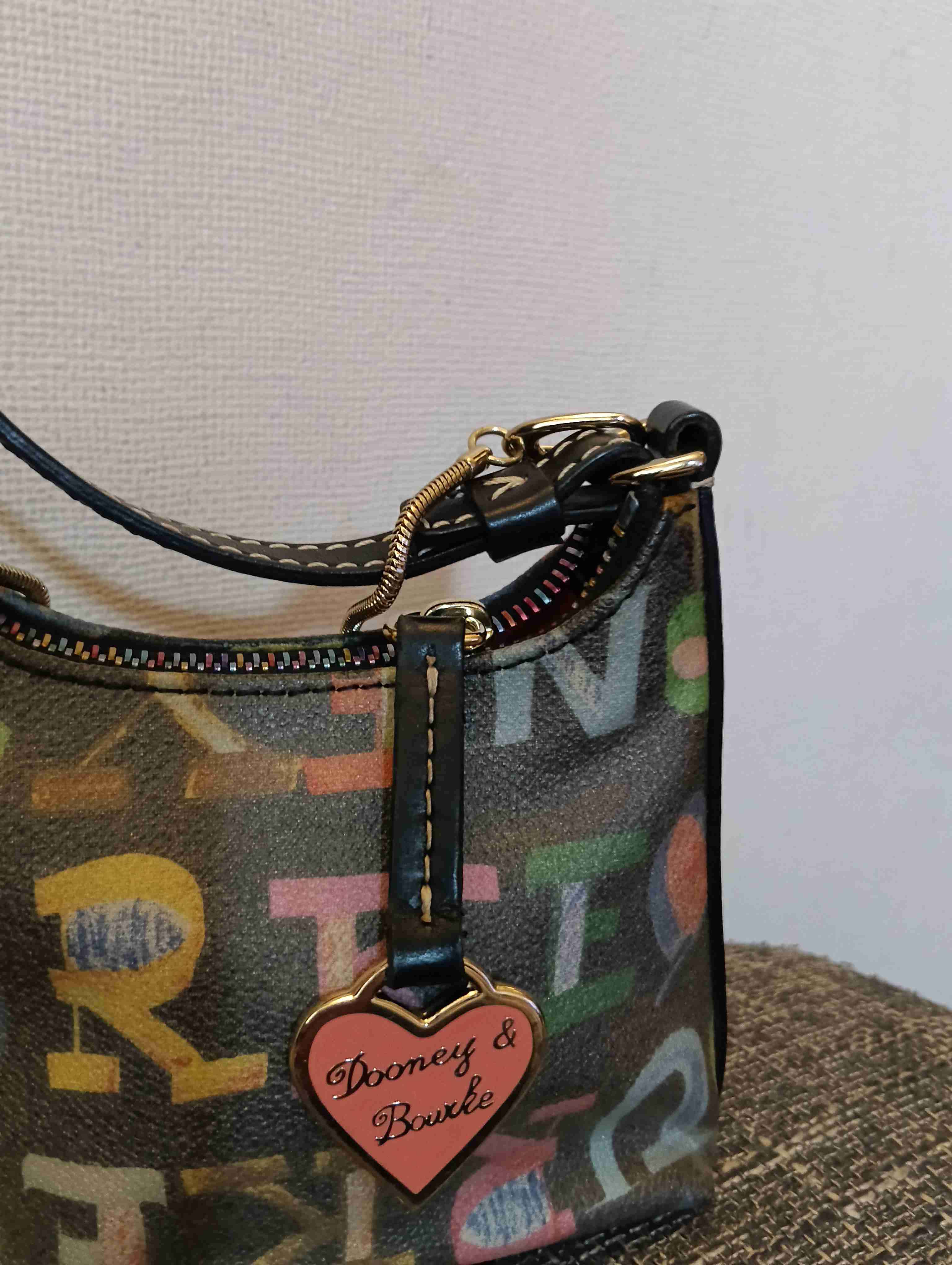 Mini bolso marca multicolor con logo - miniatura 3