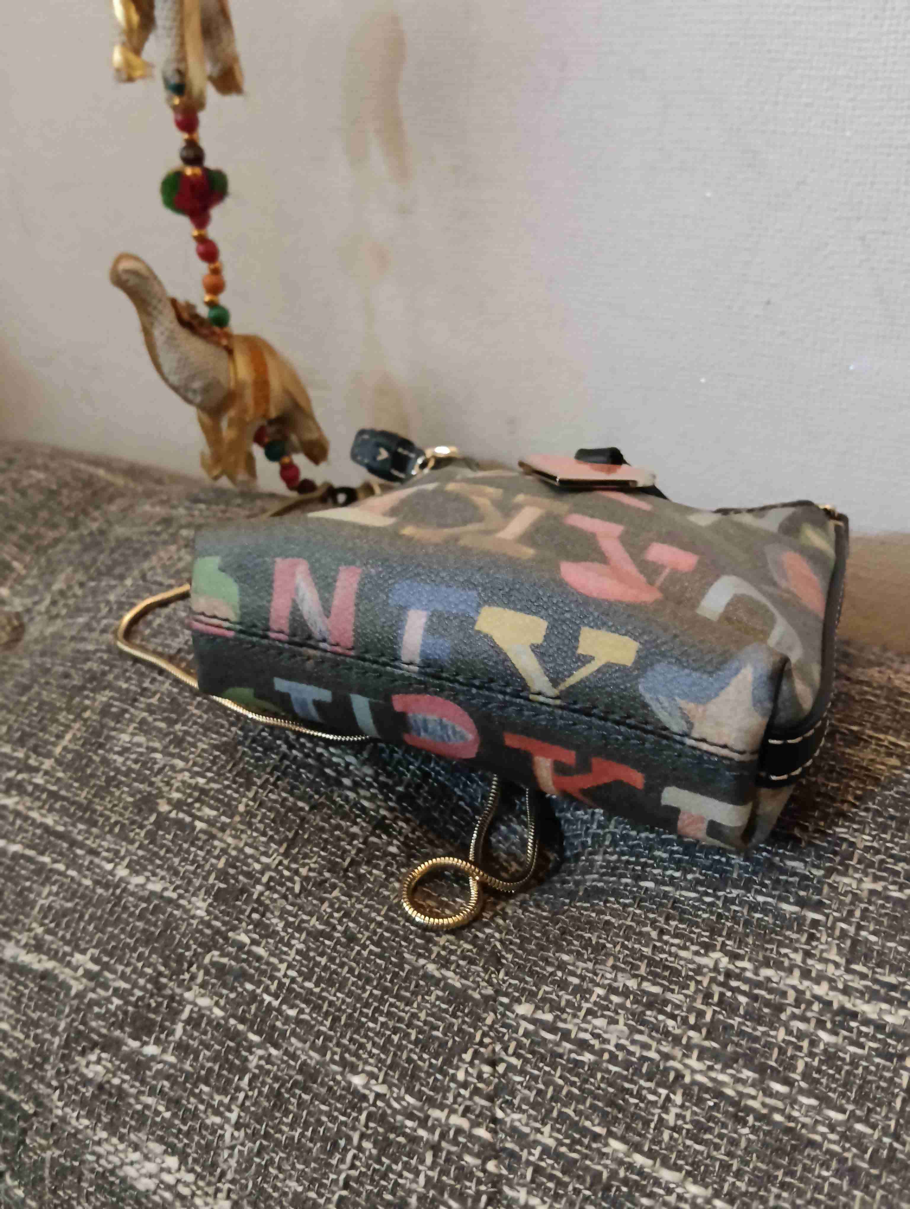 Mini bolso marca multicolor con logo - miniatura 5