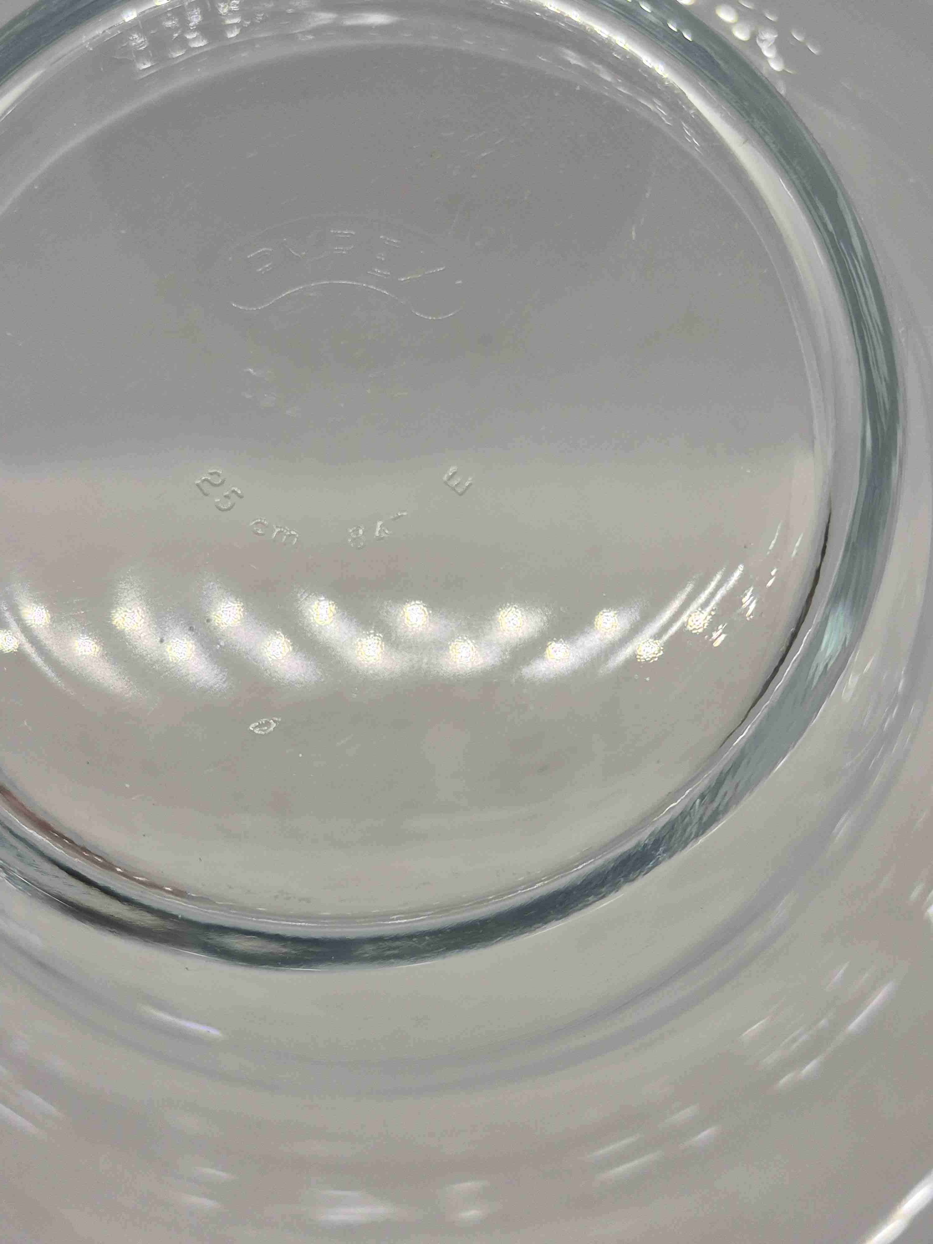 Fuente circular de vidrio - 3