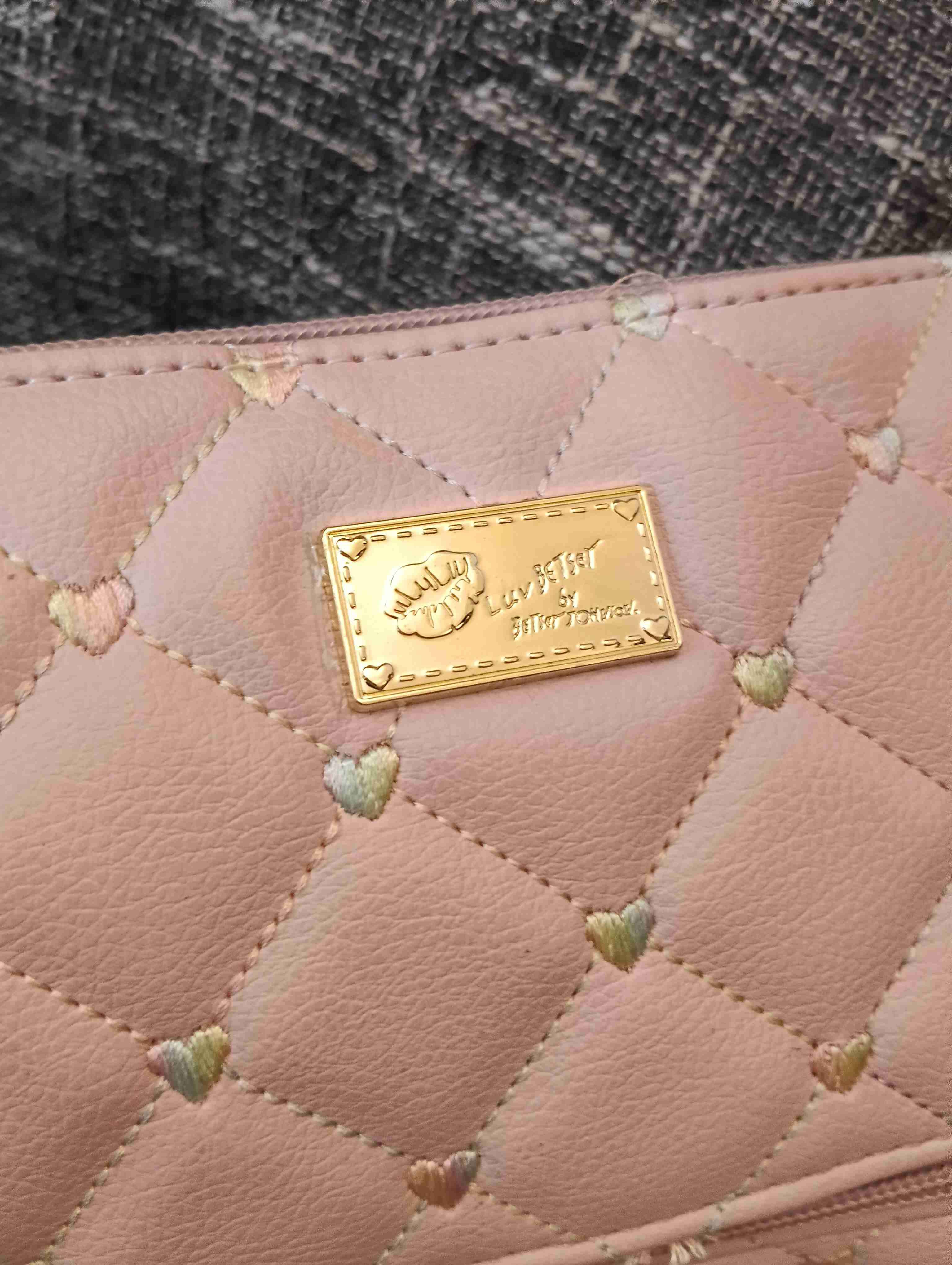 Mochila acolchada beige con aplique - miniatura 5