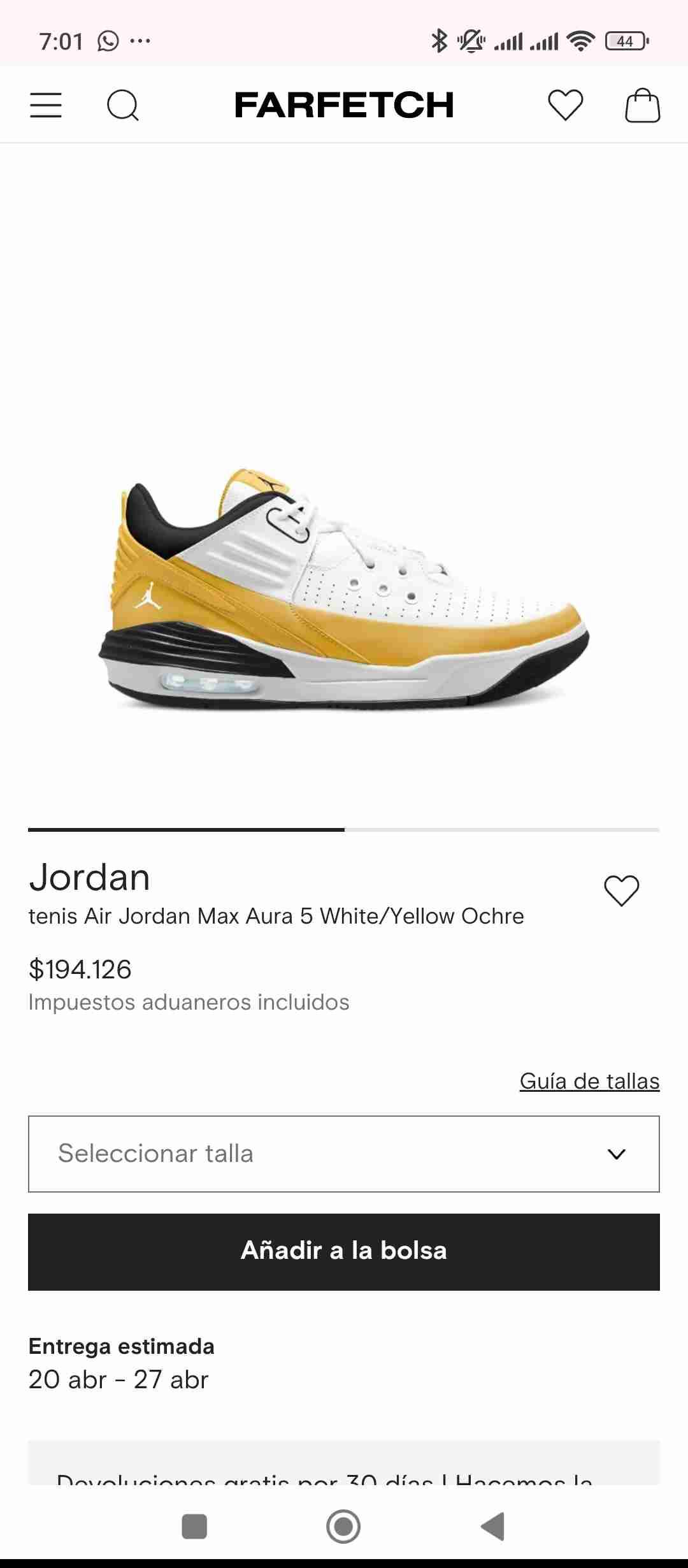 Zapatillas jordan aura 5 air originales - miniatura 5