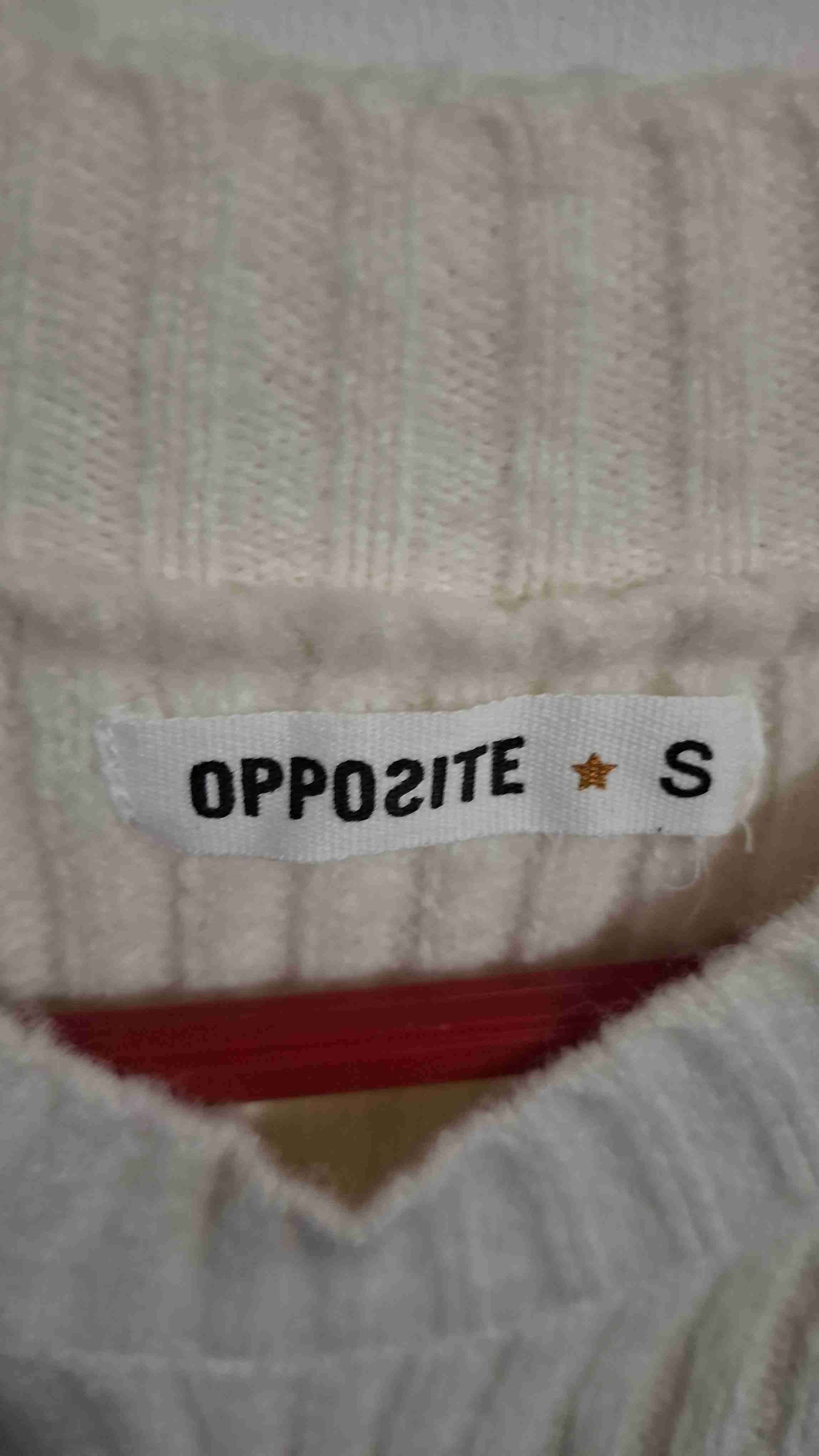 Suéter  oposite a rayas blanco y azul - miniatura 2