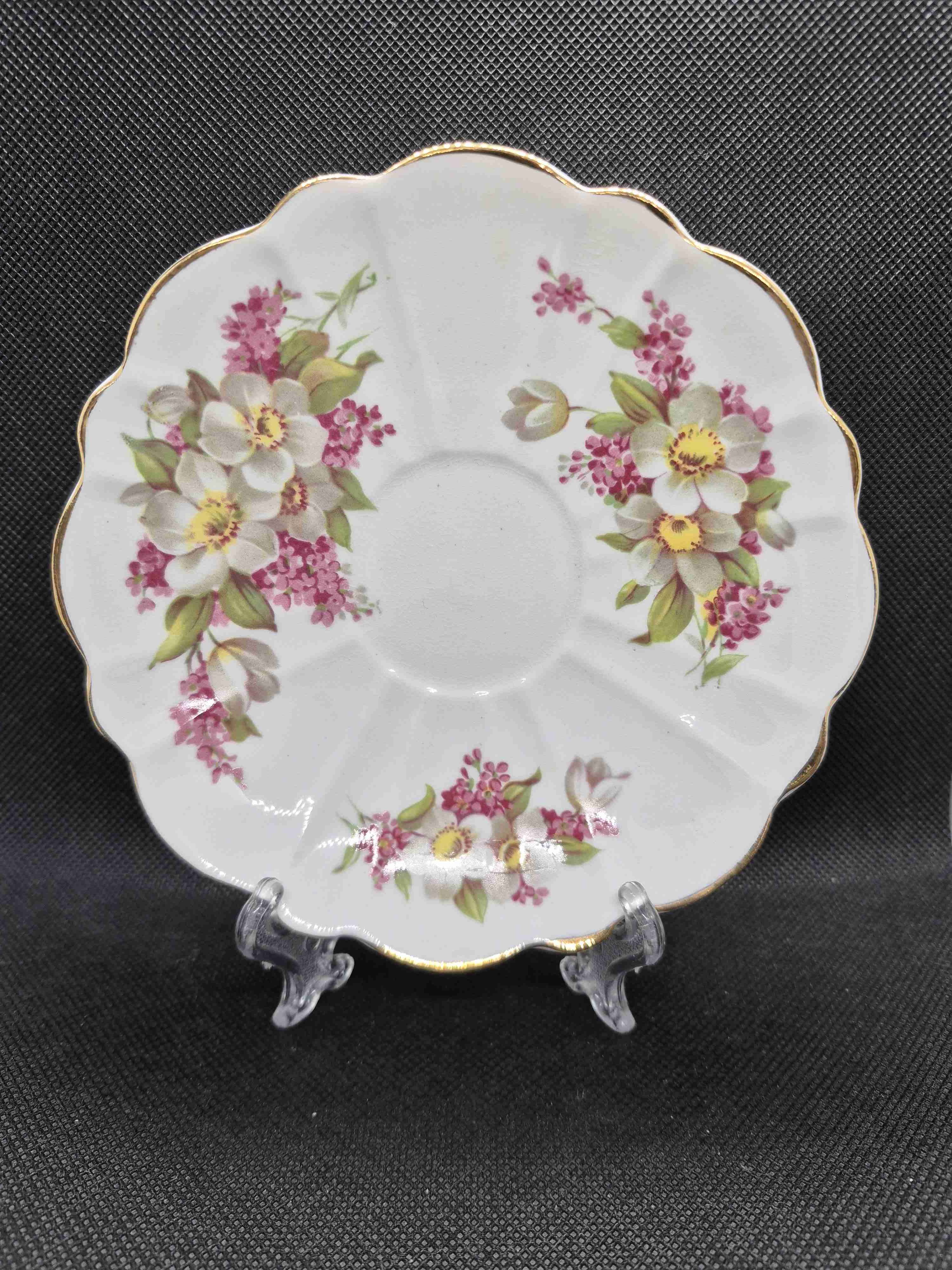 Plato decorativo con flores vintage - miniatura 2