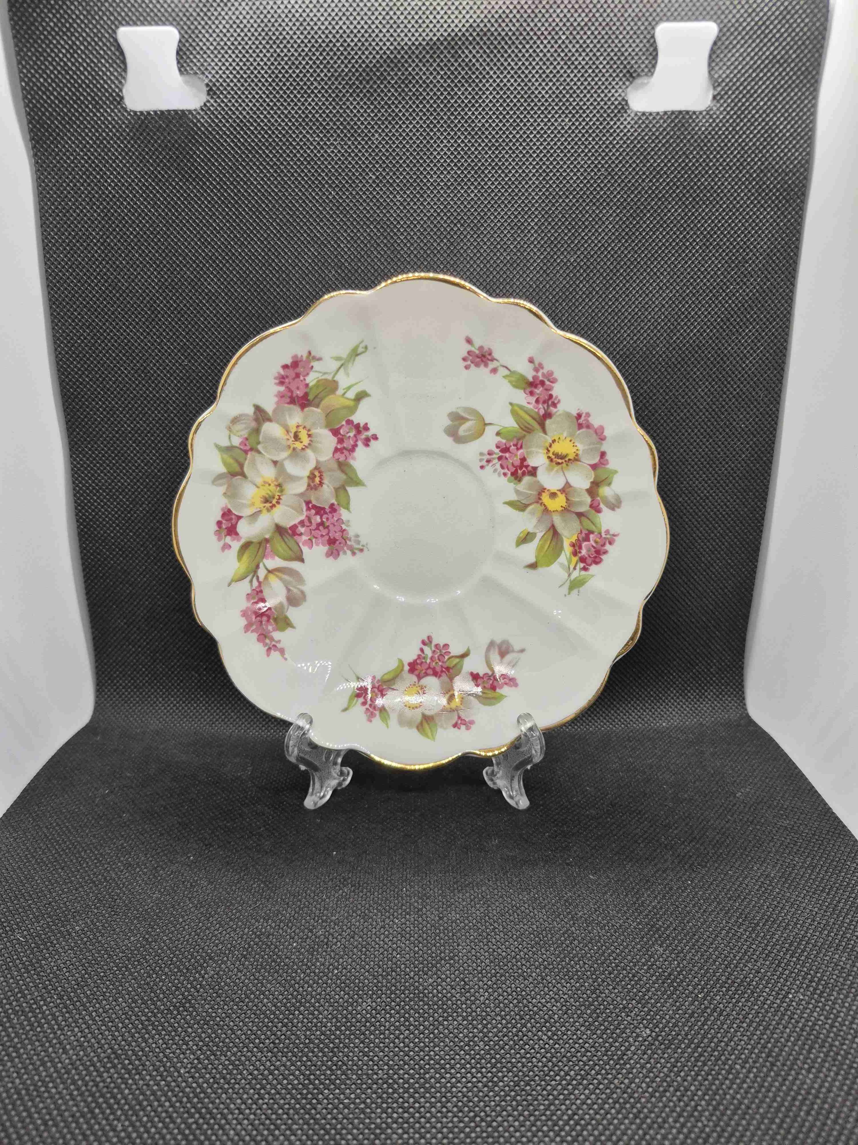 Plato decorativo con flores vintage - miniatura 3