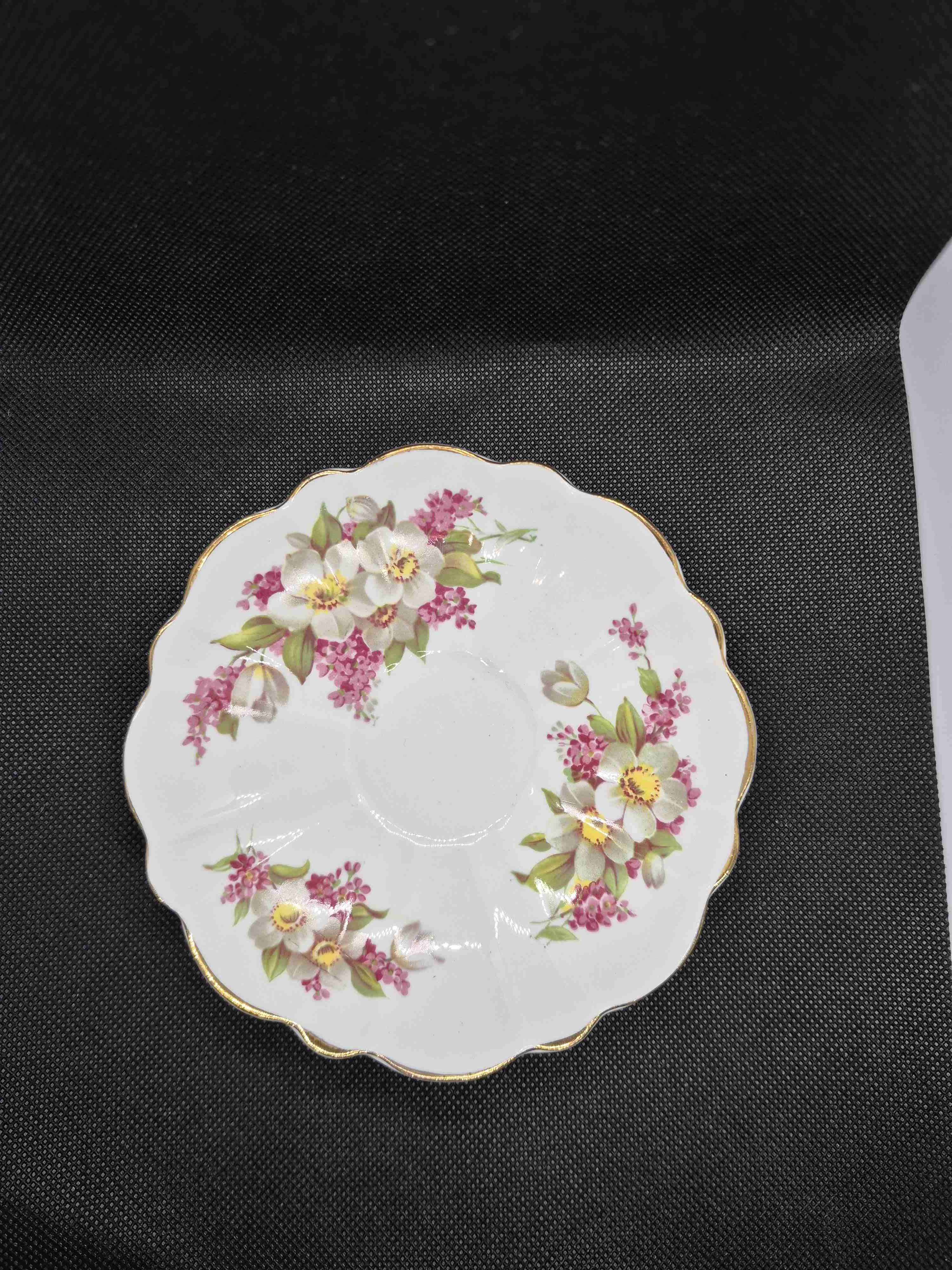 Plato decorativo con flores vintage - miniatura 5