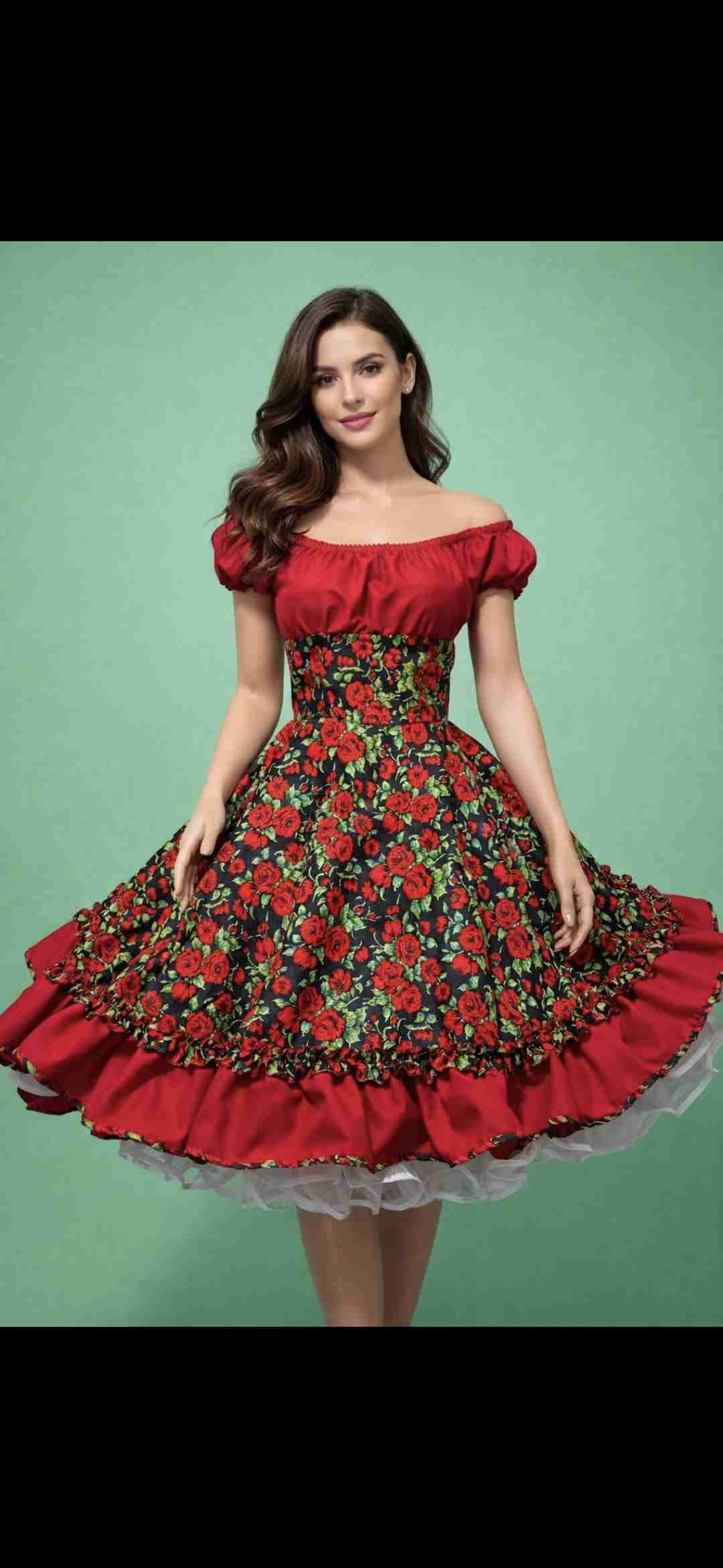 Vestido de cueca y falsos - miniatura 1