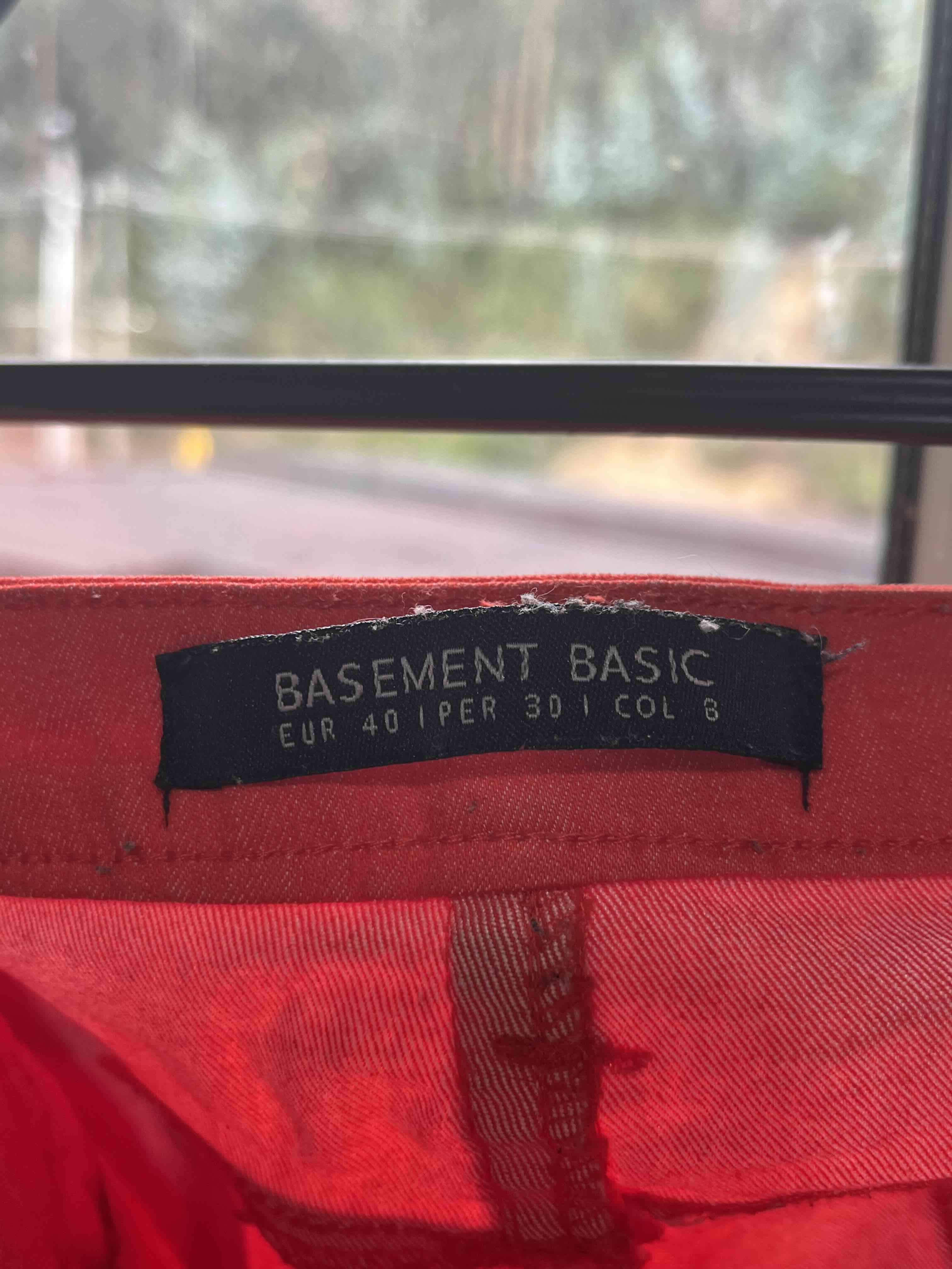 Jeans americanino mezclilla y basement rojo - miniatura 3