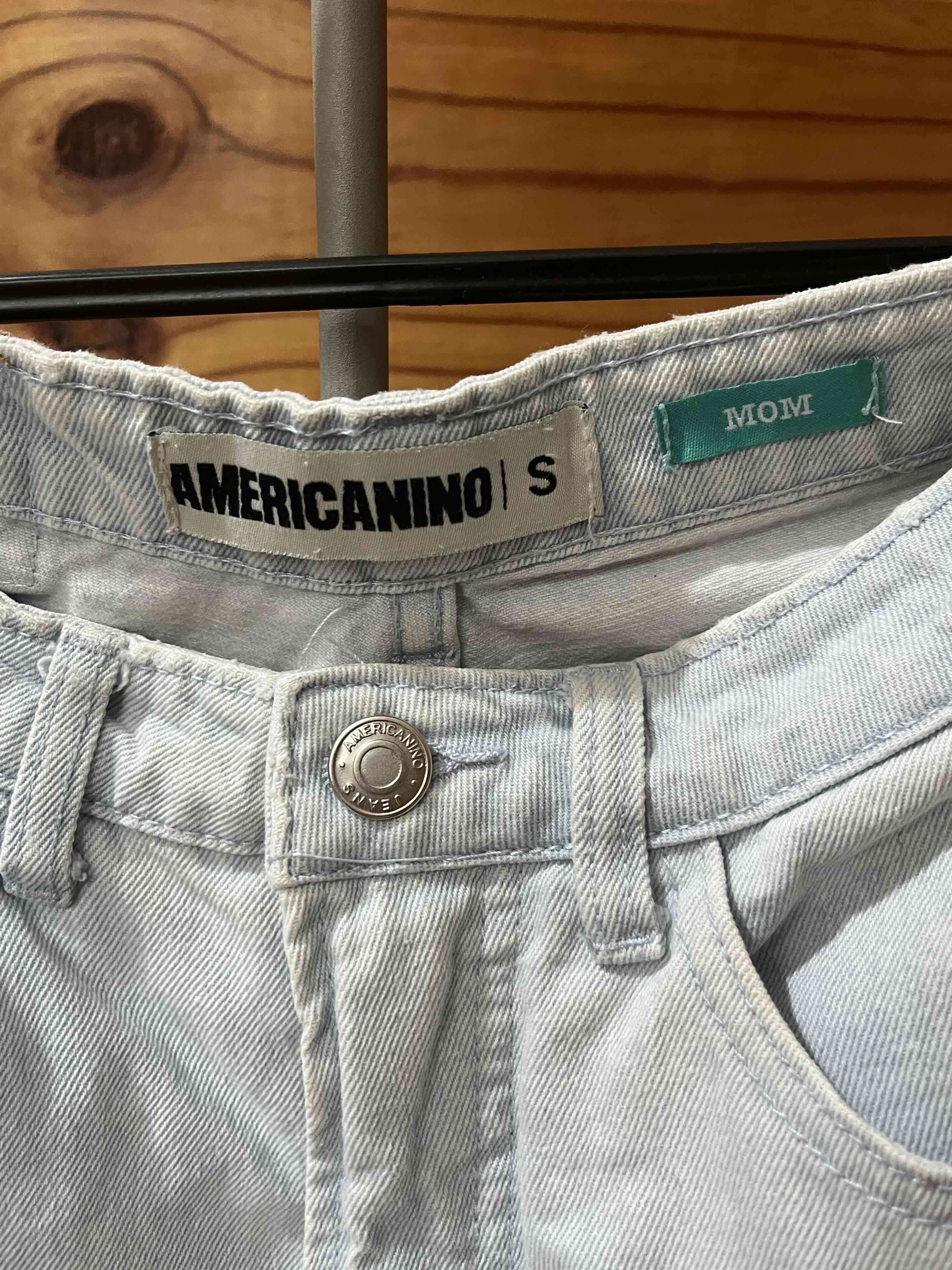 Jeans americanino mezclilla y basement rojo - miniatura 4