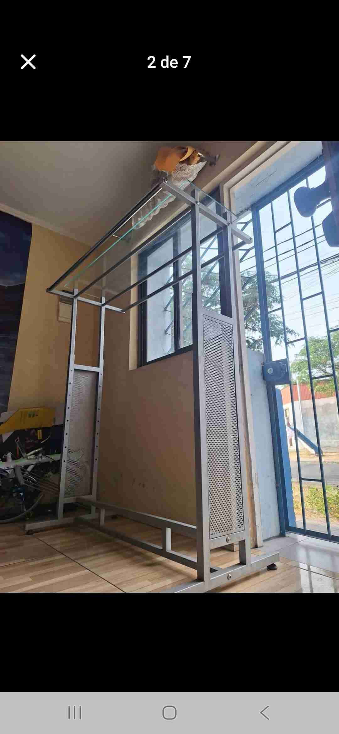 Perchero acero inoxidable ajustable a tu medida - miniatura 1